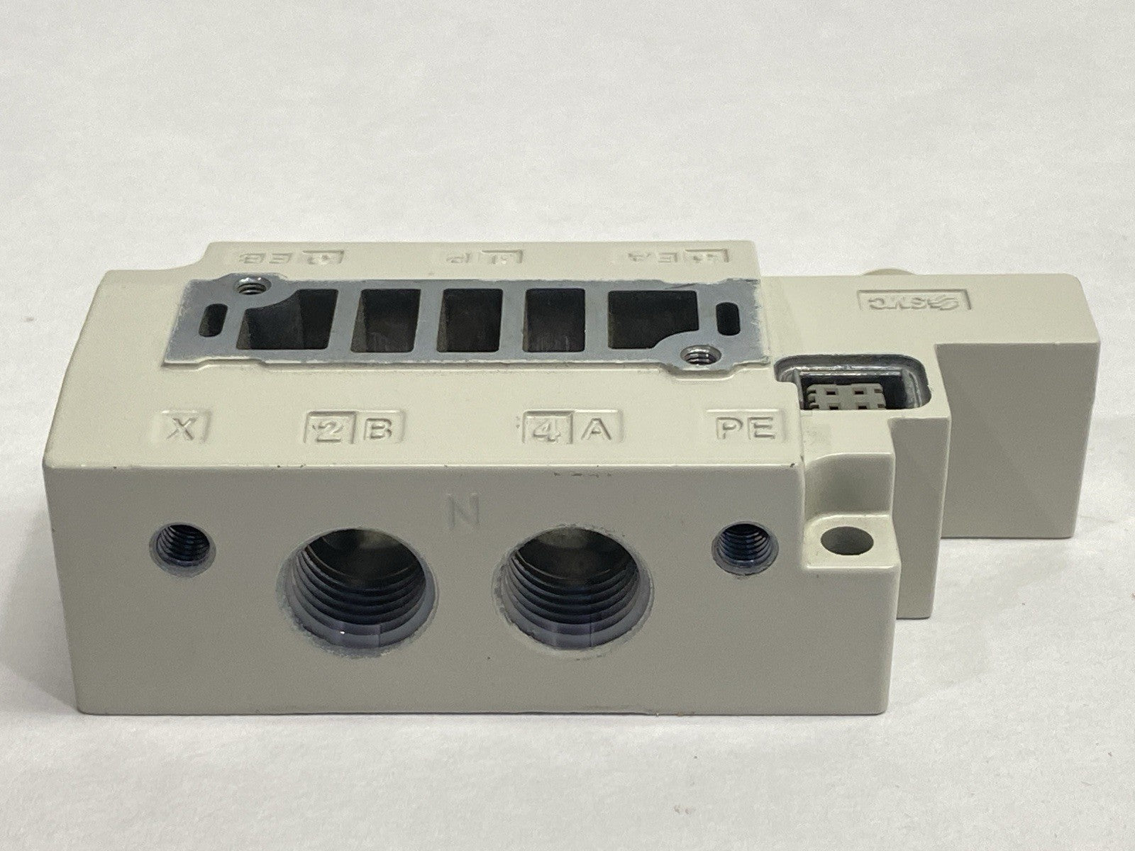 SMC SY50M-27-1-W0-02F Pneumatic Solenoid Valve Base Unit - Maverick Industrial Sales