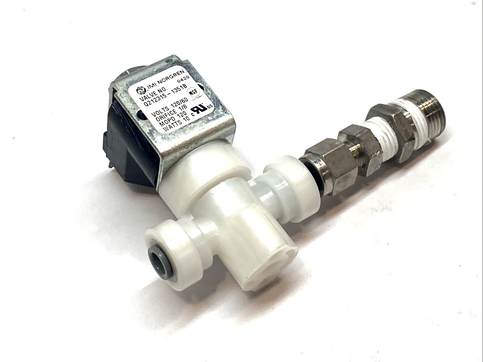 Q212315-1351B | IMI Norgren Solenoid Valve 1/8" NC 120VAC 60Hz - Used - Maverick Industrial Sales