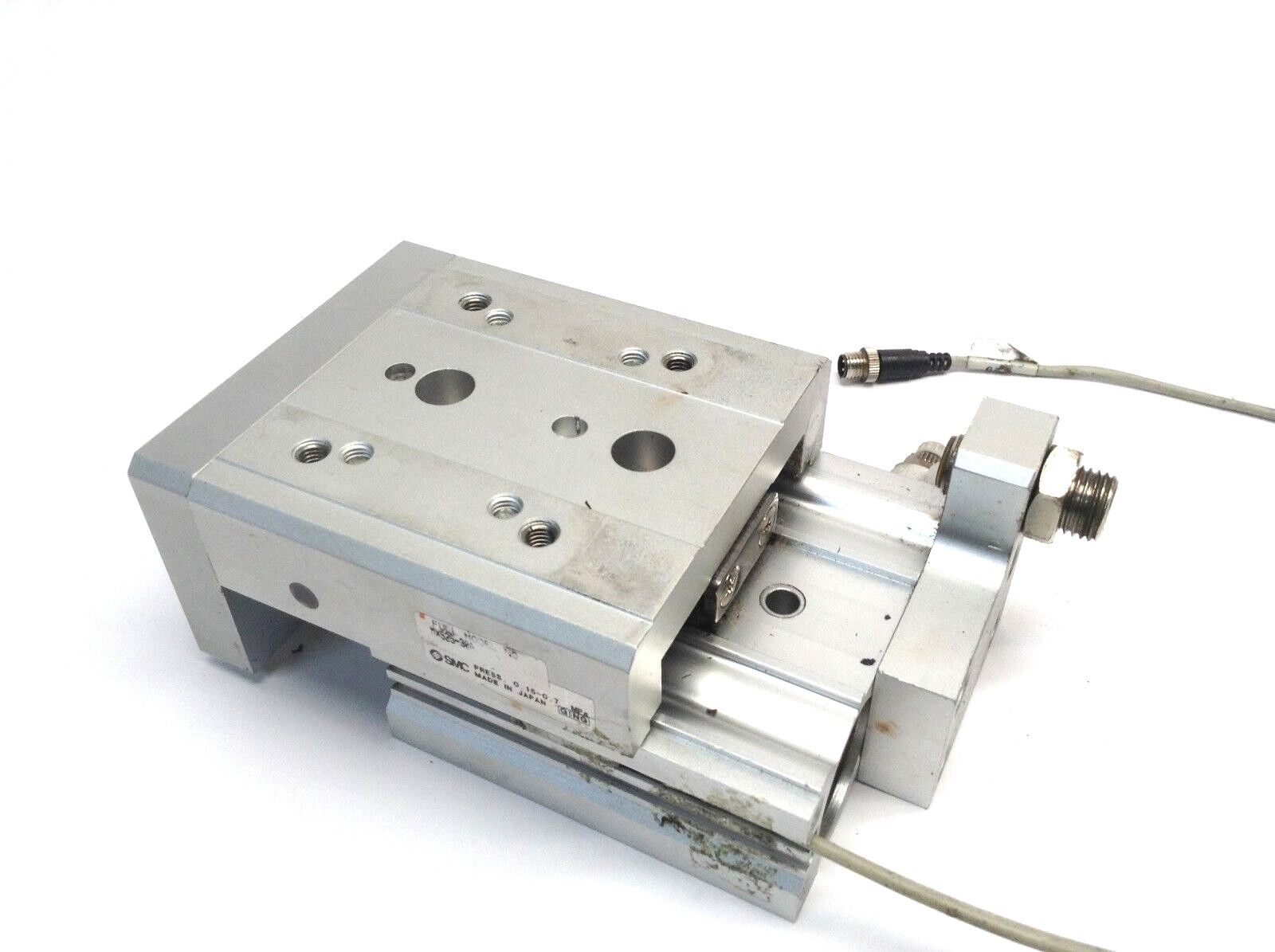 SMC MXS25-30A Compact Pneumatic Cylinder Slide Table With Switch - Maverick Industrial Sales