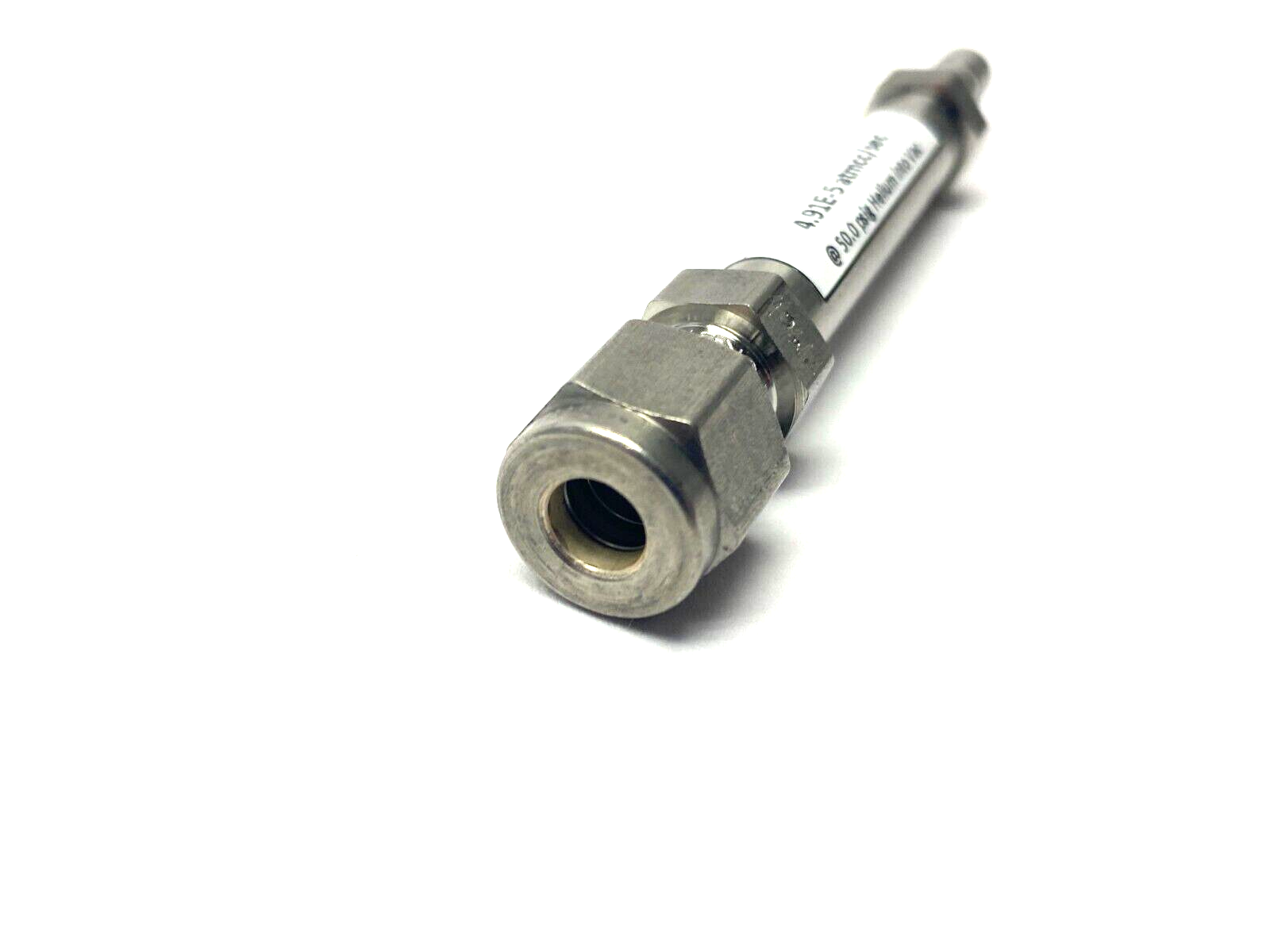 Inficon SPC-2017-G1 Helium Leak Detection Vacuum Jet Nozzle 4.91E-5 atmcc/sec - Maverick Industrial Sales