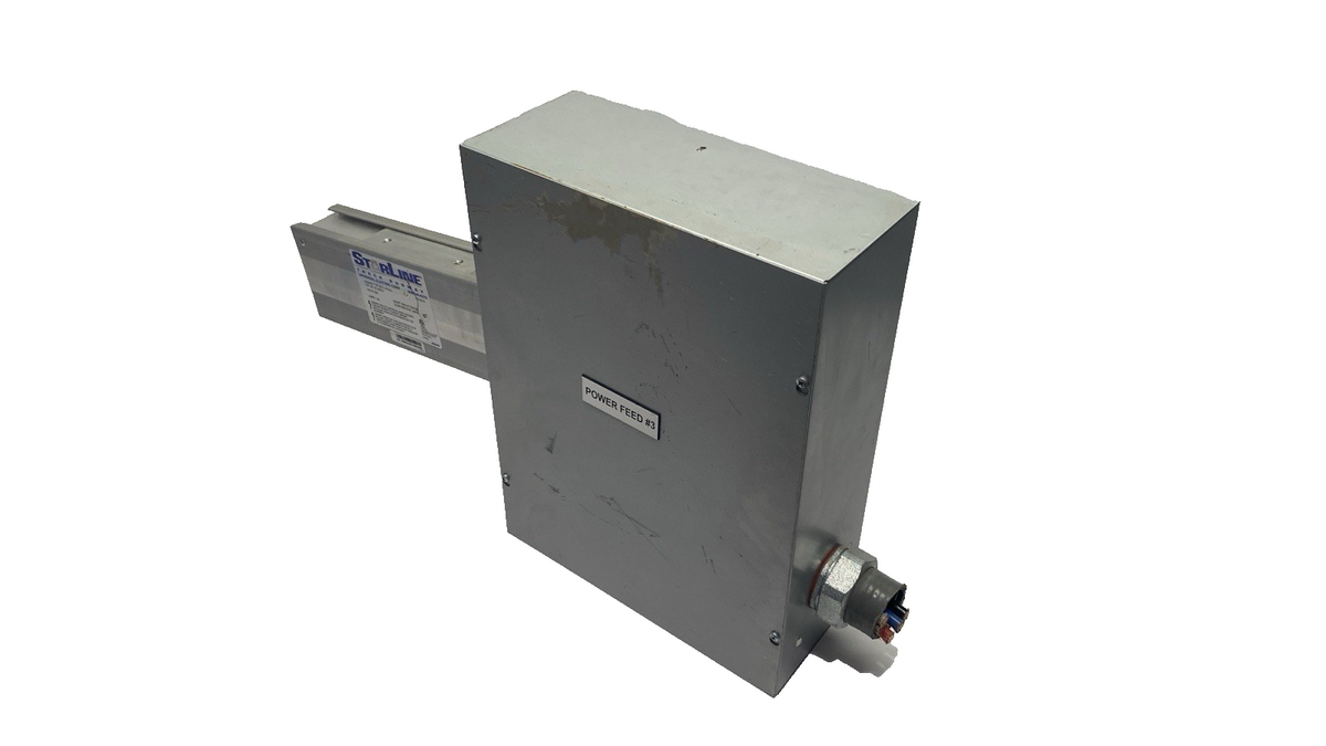 StarLine EF100N-4 Busway End Feed Tap Box 4P 600V 100A MISSING COVER - Maverick Industrial Sales
