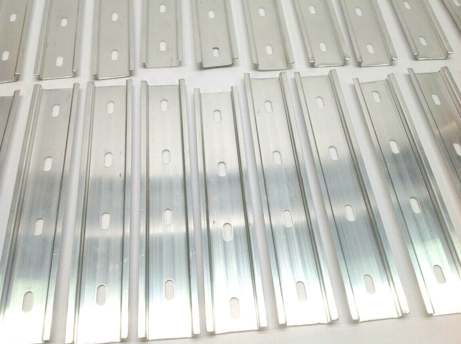 Din Rail Cut Lengths 7-8 Inches Lot of 54 Lengths - Maverick Industrial Sales