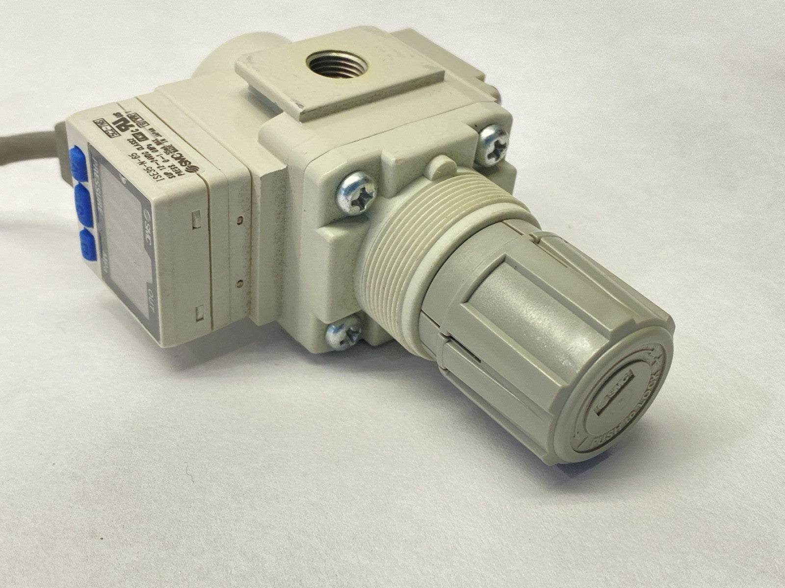 SMC AR20-N01E3-ZA-B Pneumatic Regulator w/ Digital Sensor 1/8" NPT - Maverick Industrial Sales