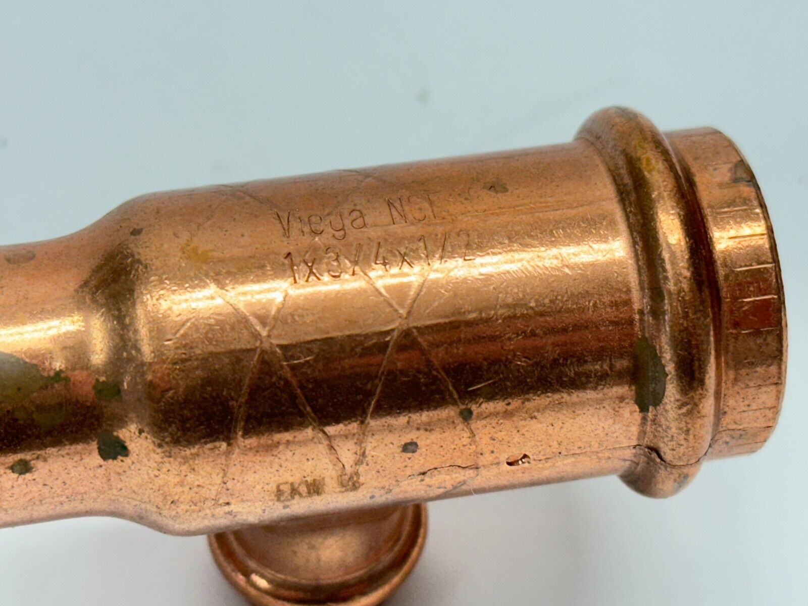 Viega 77417 ProPress Tee C x C x C 1" x 3/4" x 1/2" Copper 3AV86 - Maverick Industrial Sales