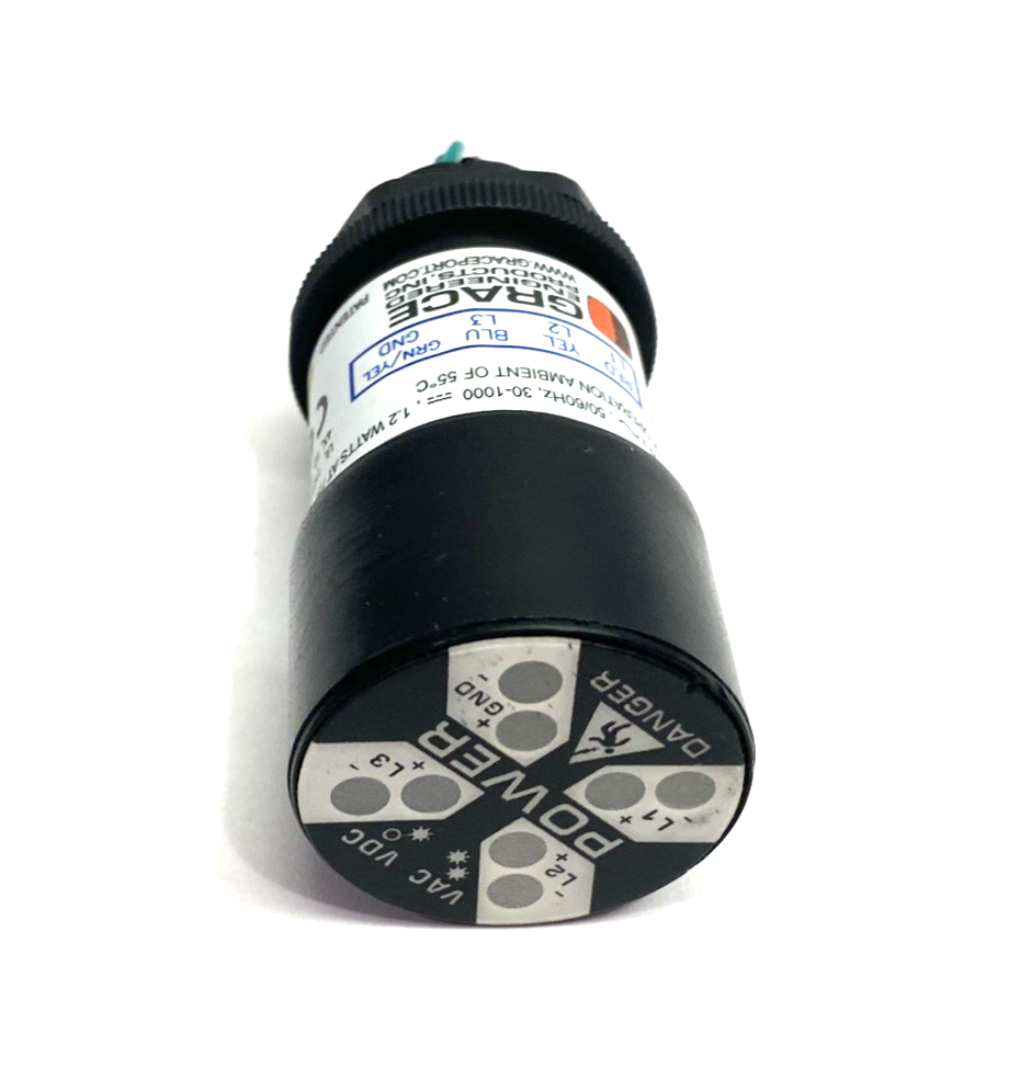 Grace Technologies R-3W SafeSide Through-Hole Voltage Indicator LEAD WIRES CUT - Maverick Industrial Sales