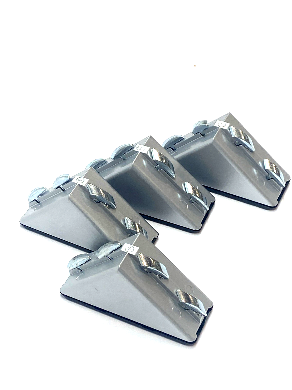 Fath 093W809N08 Aluminum Connection Angle Bracket Slot‑8 LOT OF 4 - Maverick Industrial Sales