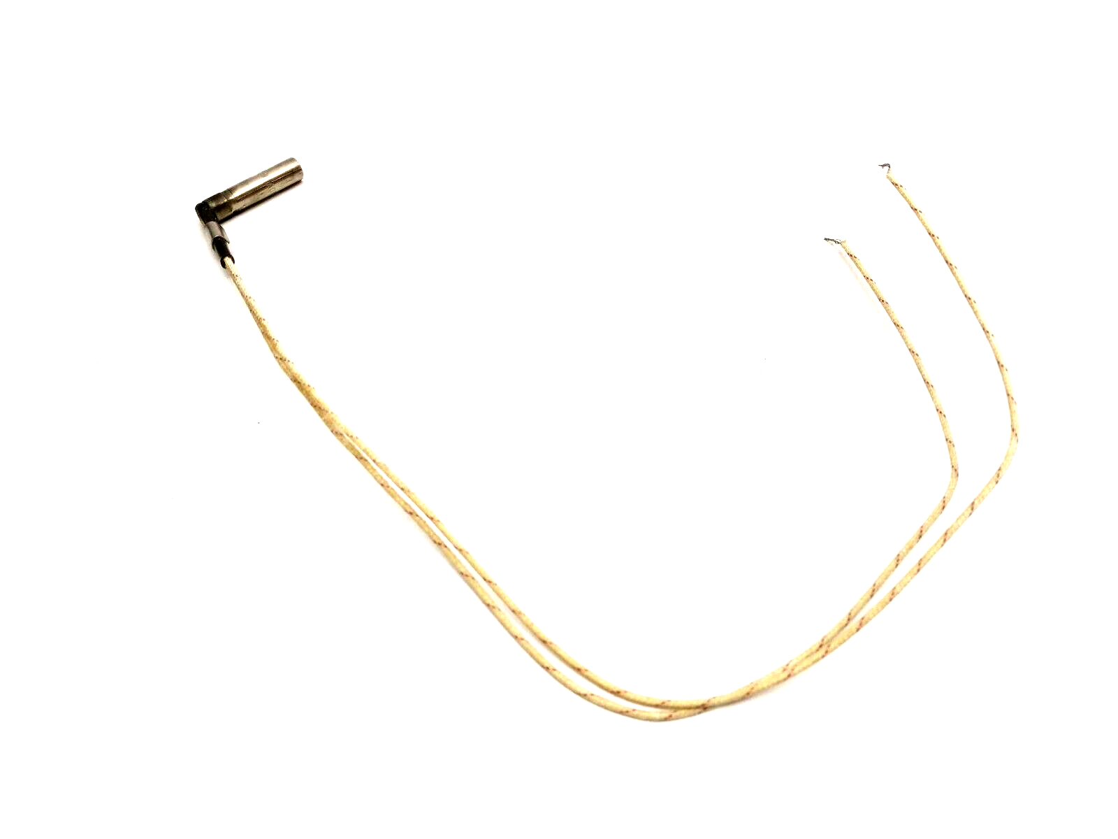 Epoch D1Z12FLS90 Cartridge Heater 1/4" x 1" Long 120V 80W 90 Deg. Clip 12" Leads - Maverick Industrial Sales