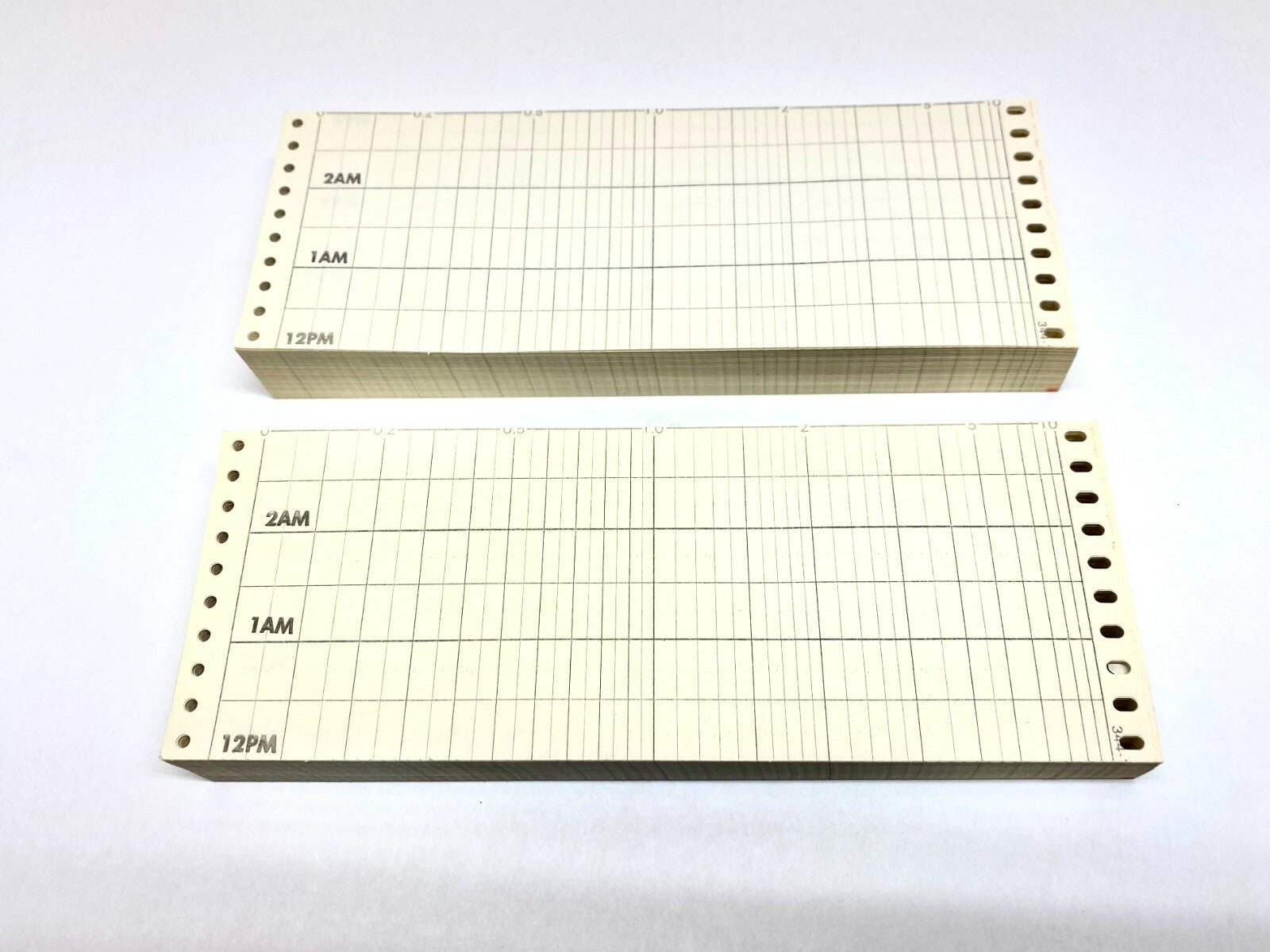 Graphic Controls 344-10750106 Fanfolded Recording Charts PKG OF 2 - New - Maverick Industrial Sales