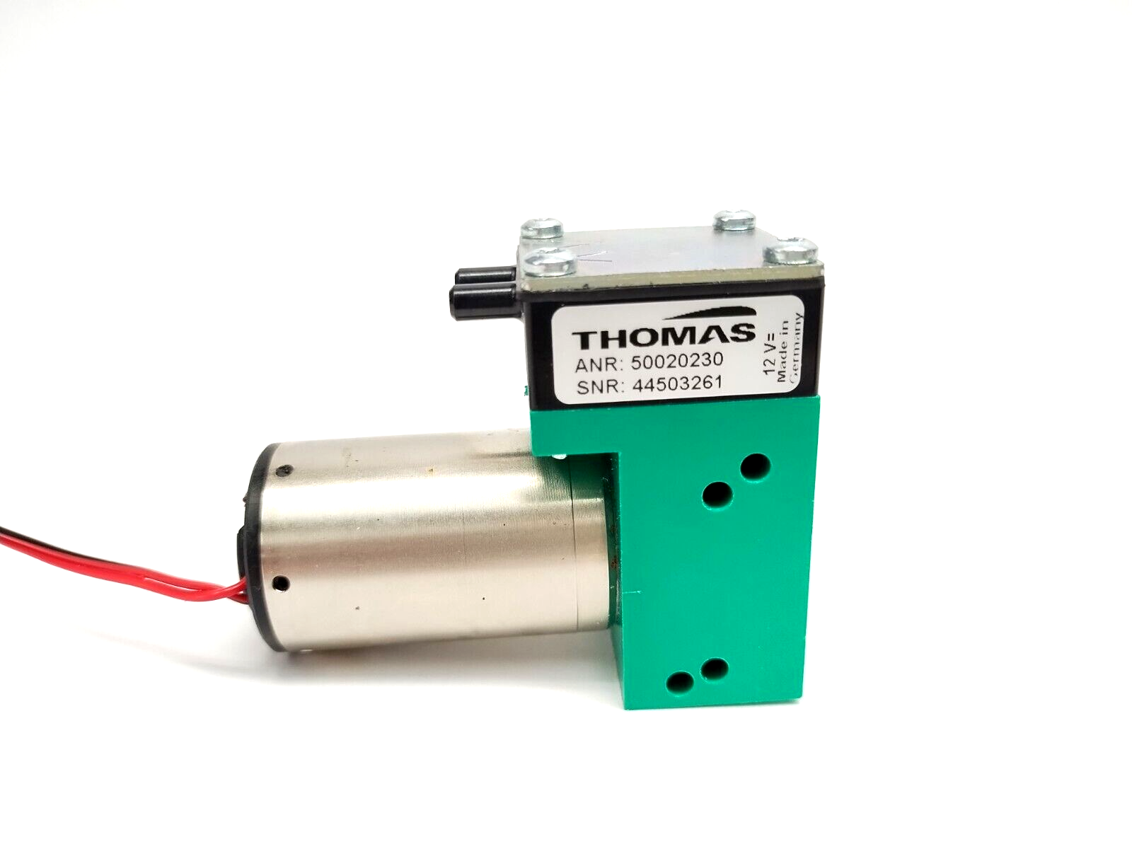 Thomas 50020230 Miniature Vacuum Pump 12V 146305/01 - Maverick Industrial Sales