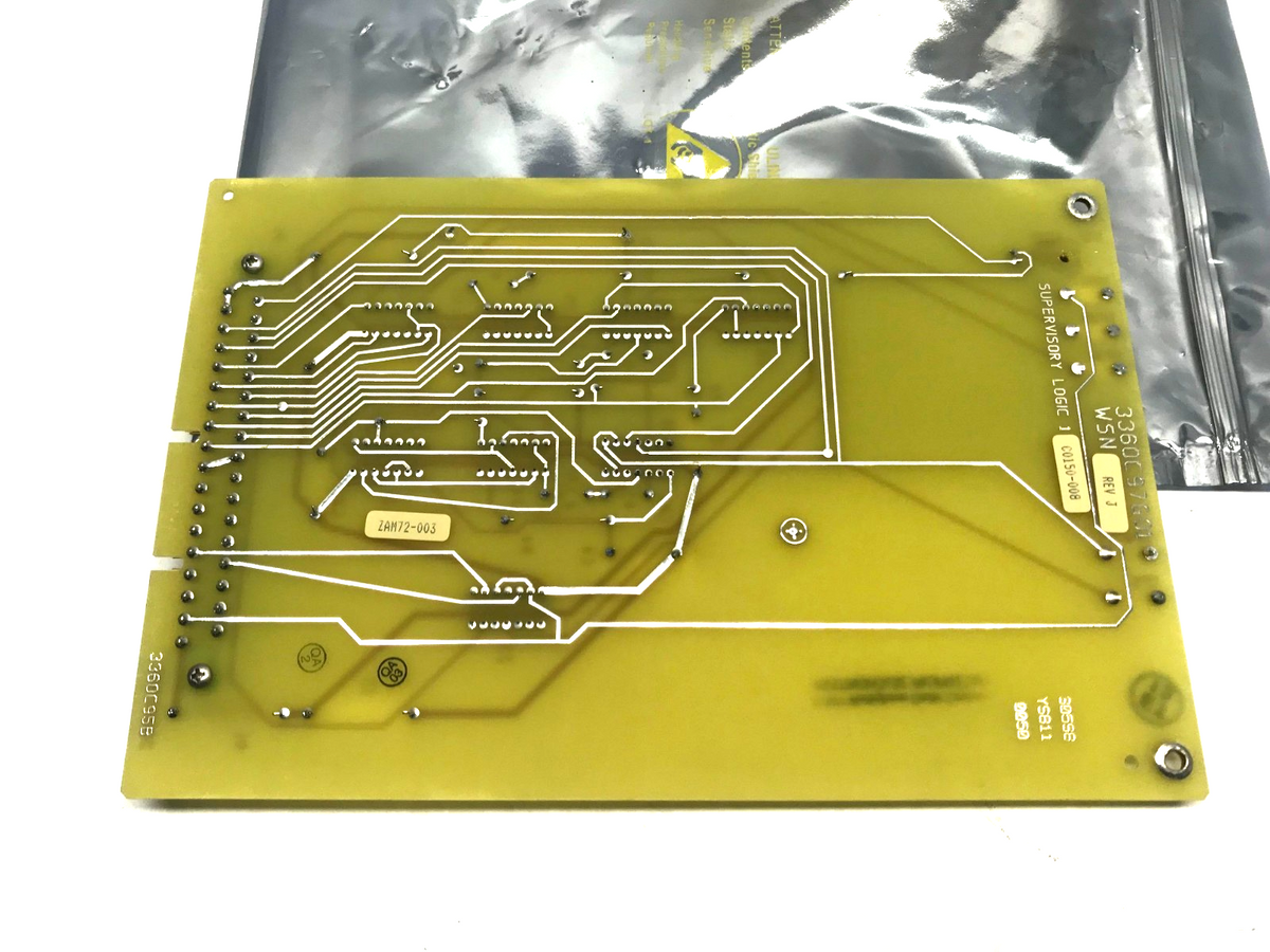 Westinghouse 3360C97G01 Rev. J Supervisory Logic 1 PCB Assembly 3360C95B - Maverick Industrial Sales