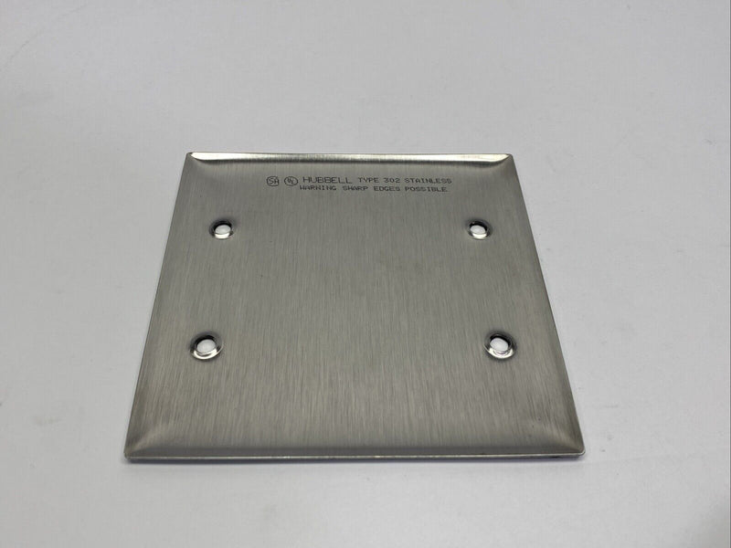 Hubbell SS23 Flush Device Cover Plate 2 Gang Blank - Maverick Industrial Sales