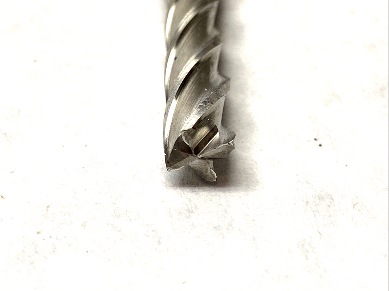 Brubaker 80411-00-B End Mill 5/16 D x 3/8 SHK x 1 3/8 LOC x 3 1/8 OAL - Maverick Industrial Sales