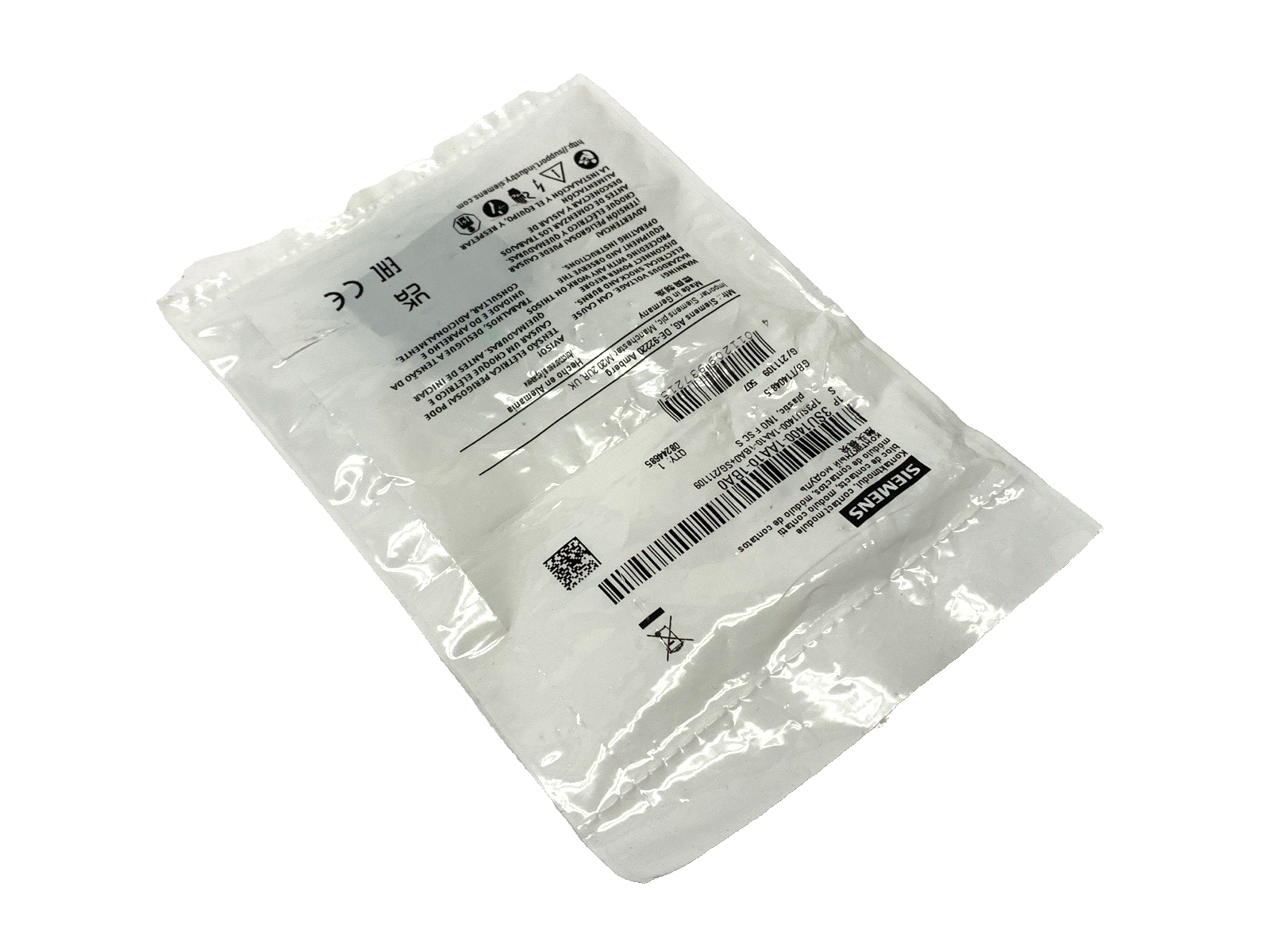 Siemens 3SU1400-1AA10-1BA0 Contact Module - Maverick Industrial Sales