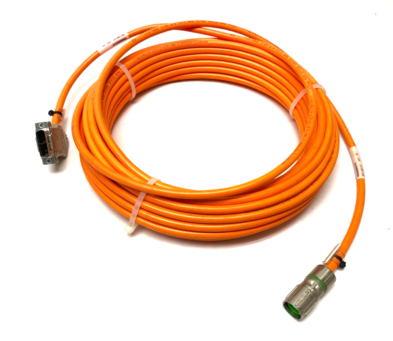 Bosch Rexroth RKG0062/015,0 Servo Encoder Power Cable 15m Length R911380327 - Maverick Industrial Sales
