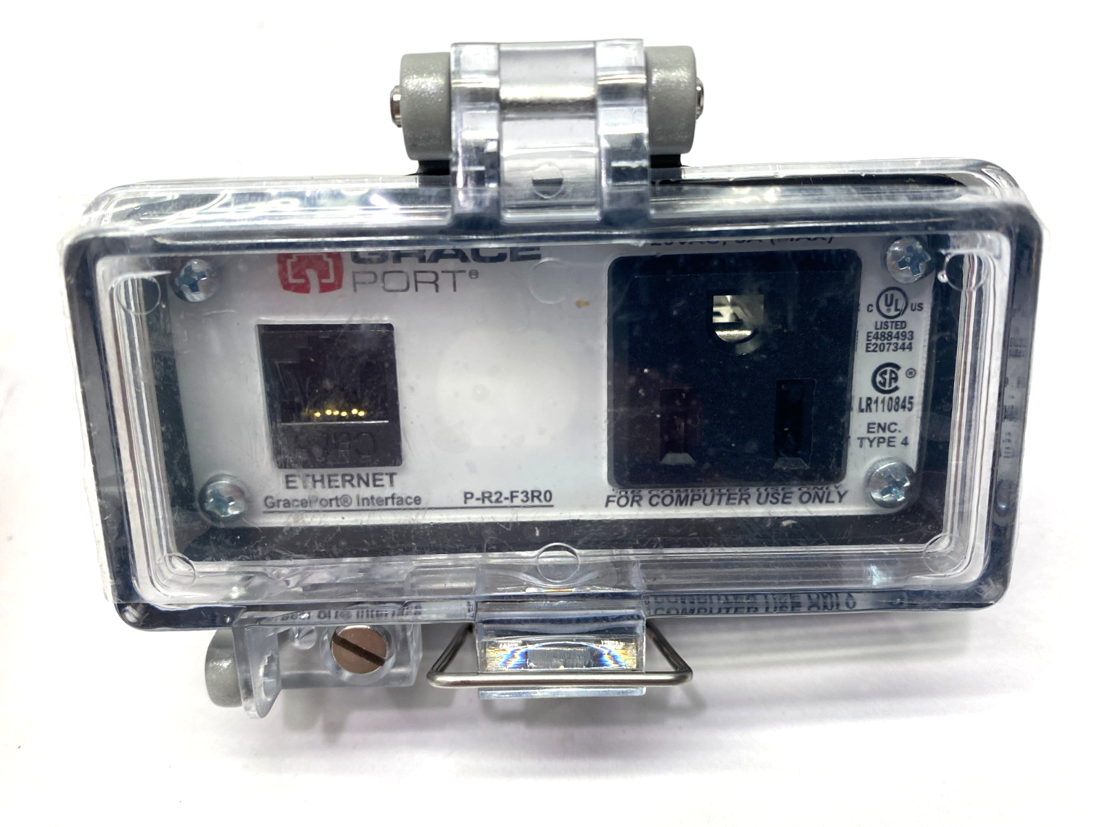 P-R2-F3R0 | Grace Port Ethernet Panel Interface Connector N12/4/CAT 5 RJ45 - New – Open box - Maverick Industrial Sales