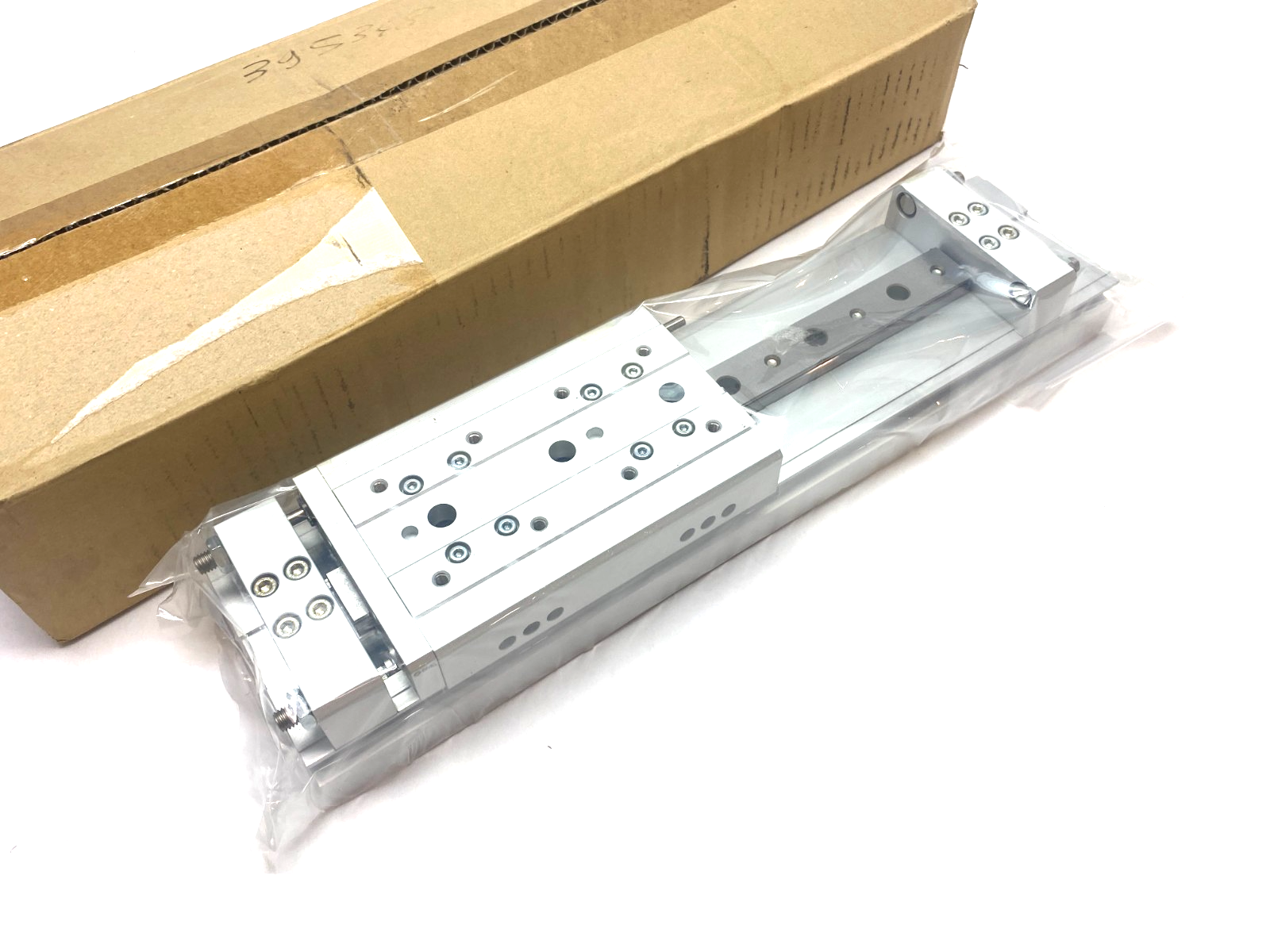 SMC MXW20-150B Guided Cylinder Slide Table 150mm Stroke - Maverick Industrial Sales