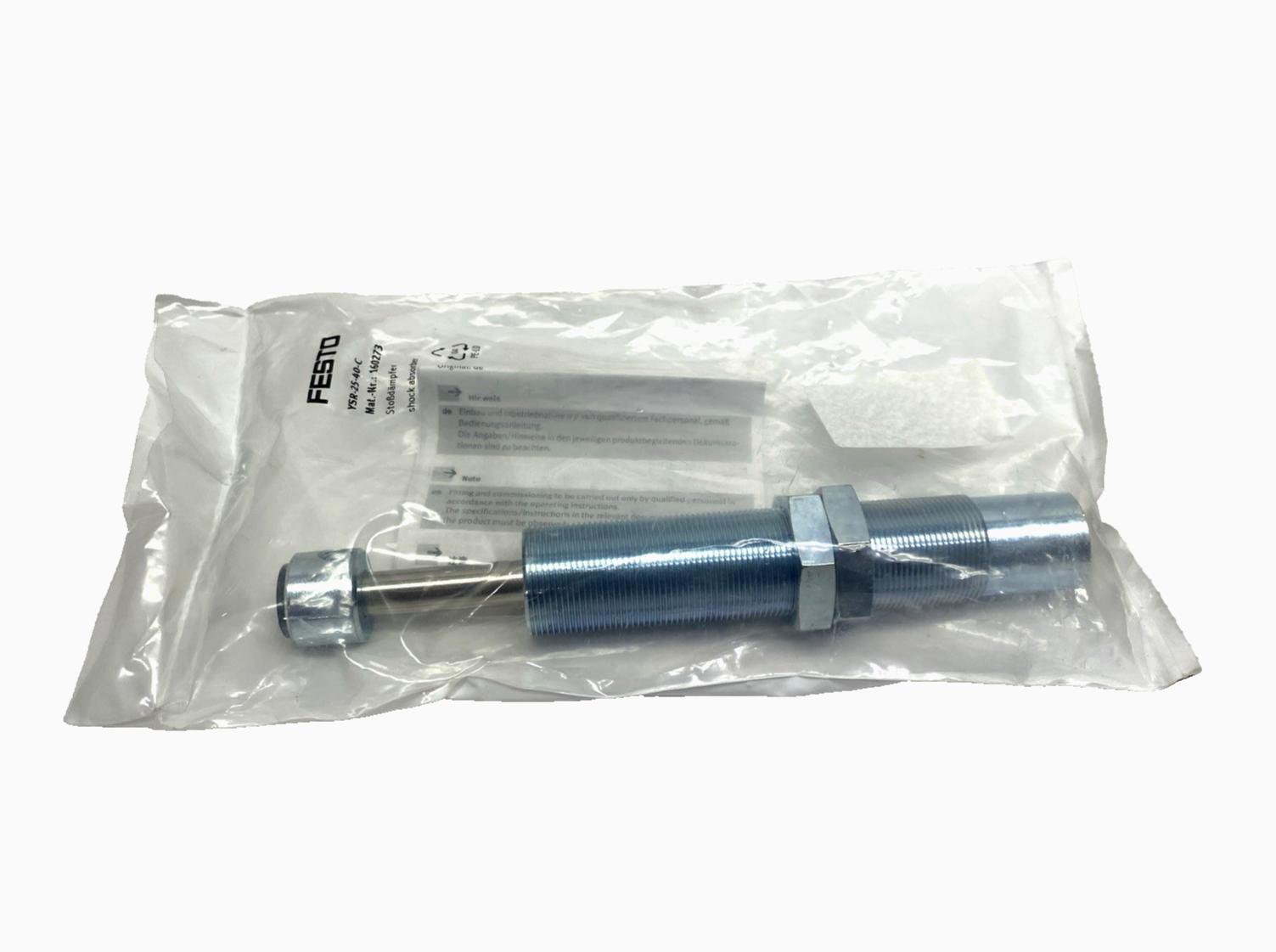 Festo YSR-25-40-C Shock Absorber 40mm Stroke 160273 - Maverick Industrial Sales