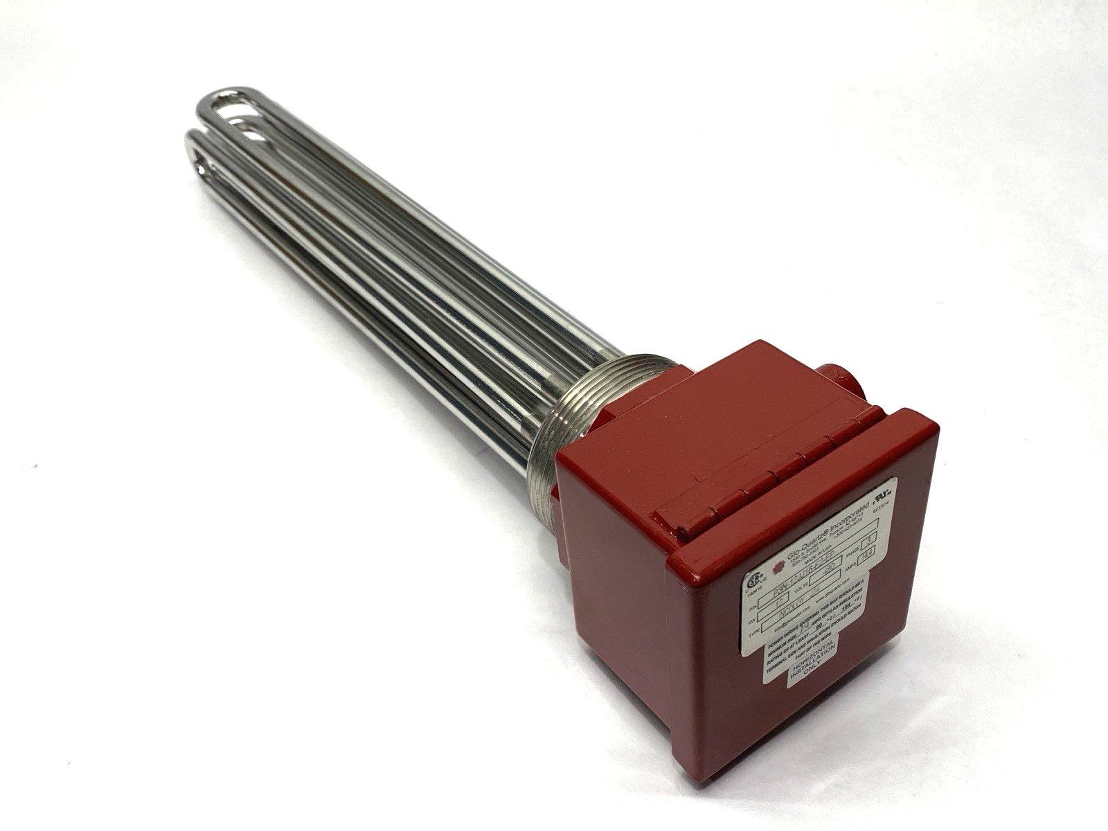 Glo-Quartz P3N-12JJ16-E2-EP Screwplug Electric Immersion Heater 3-Phase 480V - Maverick Industrial Sales