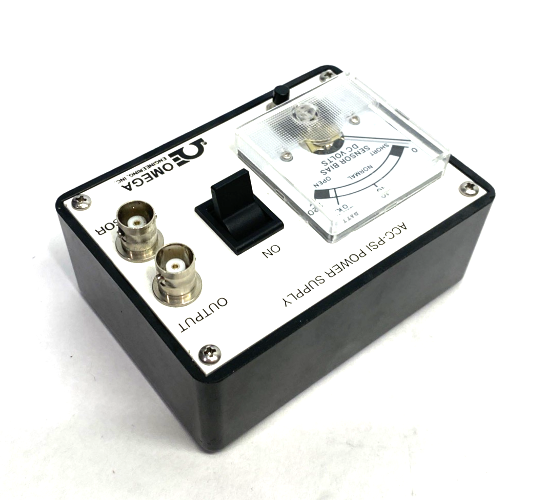 ACC-PS1 | Omega Accelerometer Power Supply, Battery Powered, 1-Channel, ACC-PSI - Used - Maverick Industrial Sales