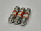 Ferraz Shawmut ATDR1/2 Time Delay Class CC Fuse 1/2A 600V LOT OF 3 - Maverick Industrial Sales