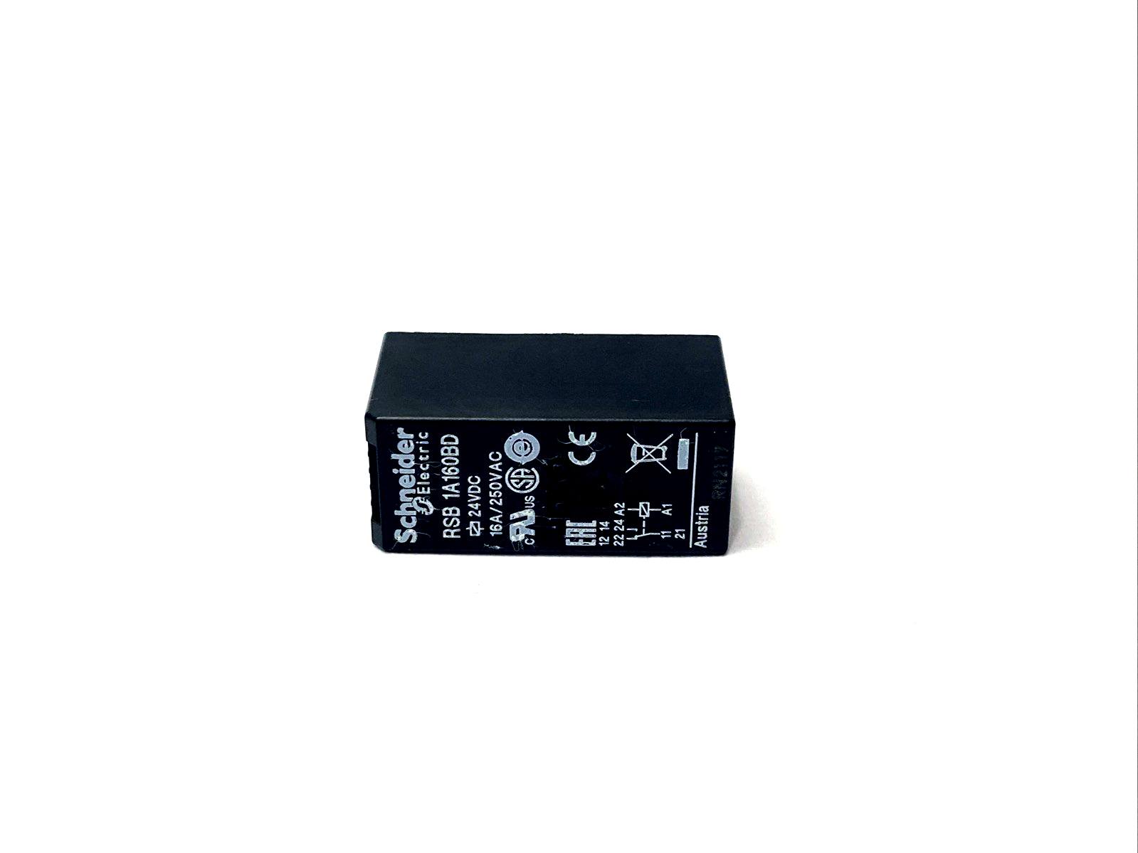 Schneider Electric RSB1A160BD Plug-In Relay 16A, 1CO, 24VDC 250VAC - Maverick Industrial Sales