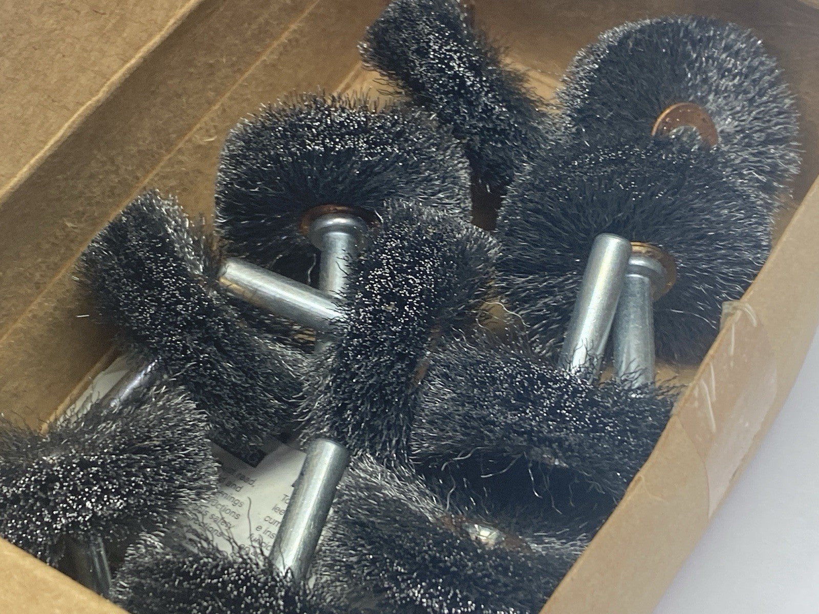 Weiler 17605 Stem-Mounted Crimped Wire Wheel 1.75" Wide 0.25" Stem LOT OF 10 - Maverick Industrial Sales