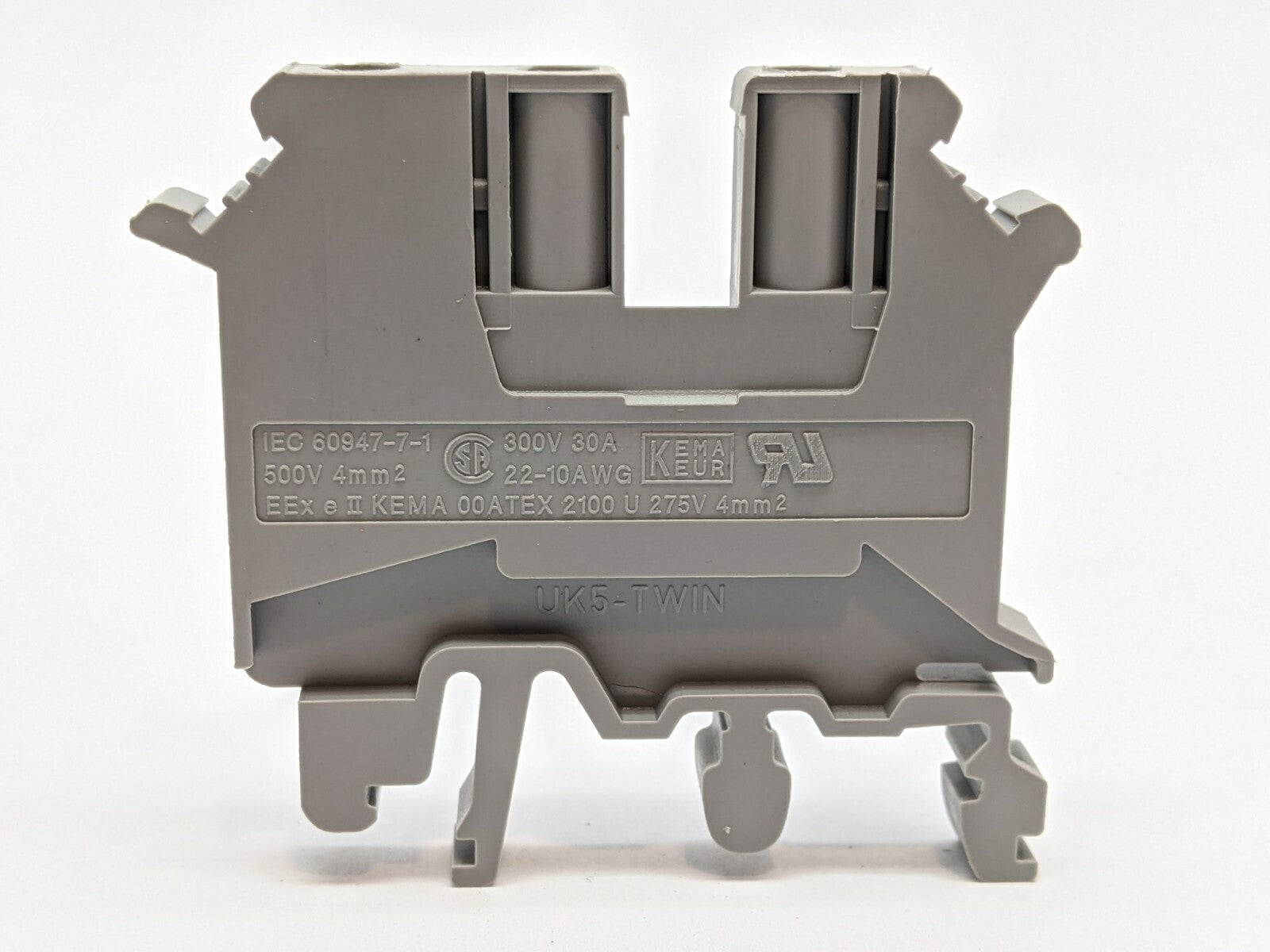 UK5-Twin,1923021 | Phoenix Contact UK5-TWIN Feed-Through Terminal Block 1923021 LOT OF 10 - Used - Maverick Industrial Sales