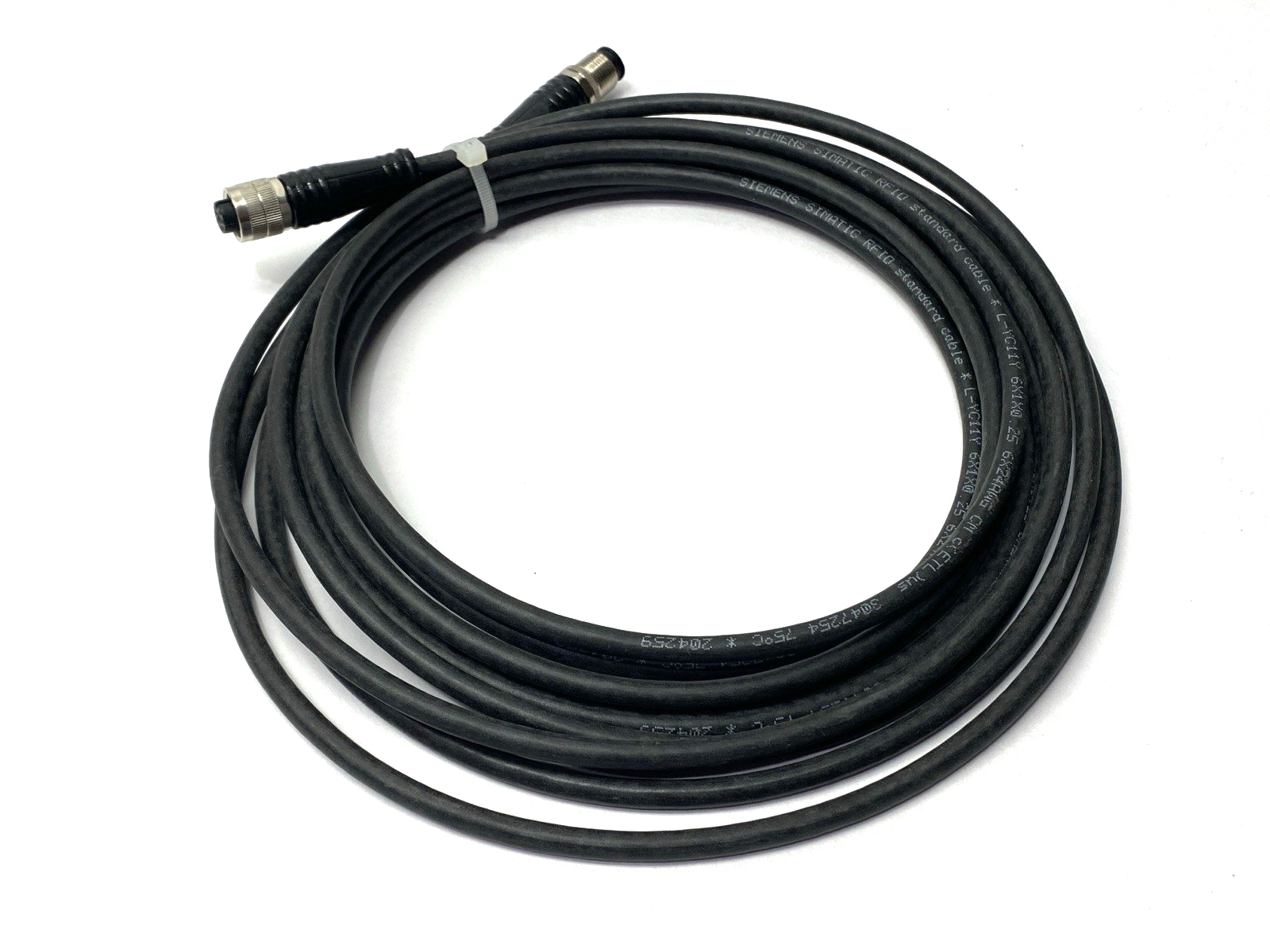 Siemens 6GT2891-4FH50 SIMATIC RF MV Plug-In Cable M12/M to M12/F, 5m Length - Maverick Industrial Sales