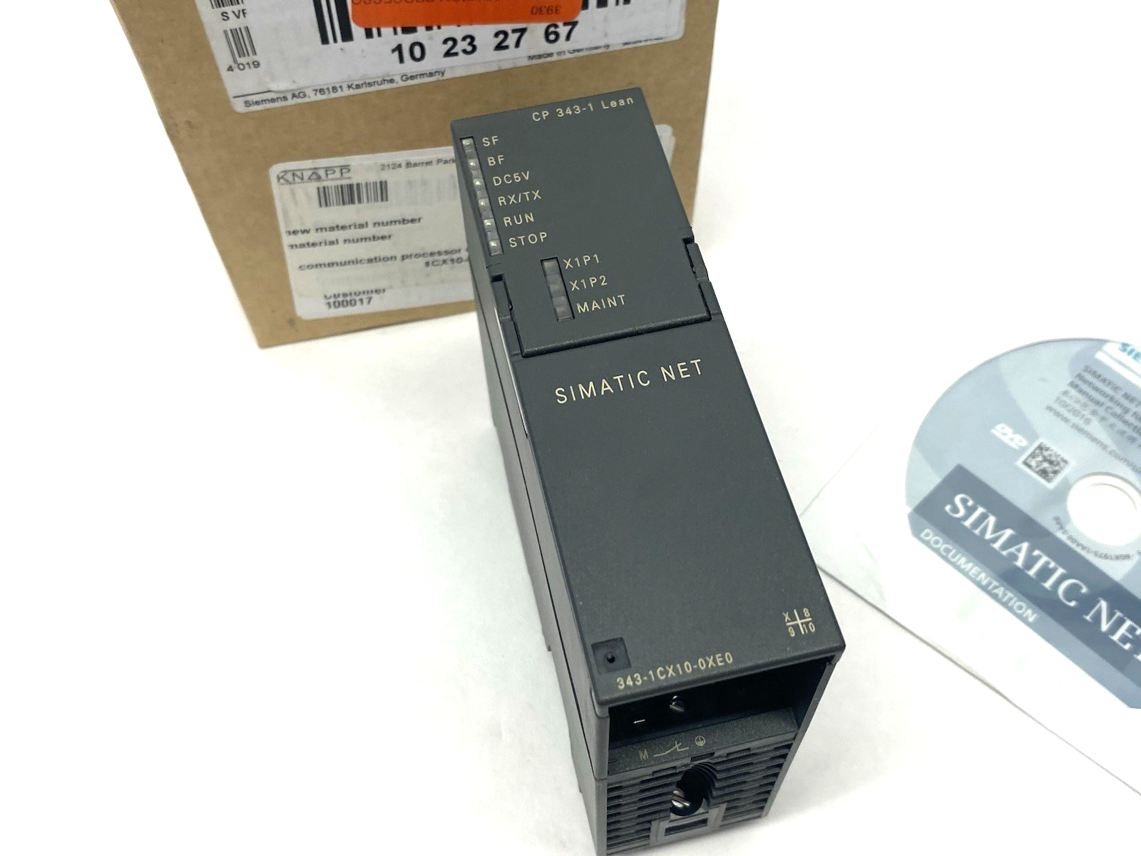 Siemens 6GK7343-1CX10-0XE0 SIMATIC S7-300 Communications Processor CP 343-1 Lean - Maverick Industrial Sales