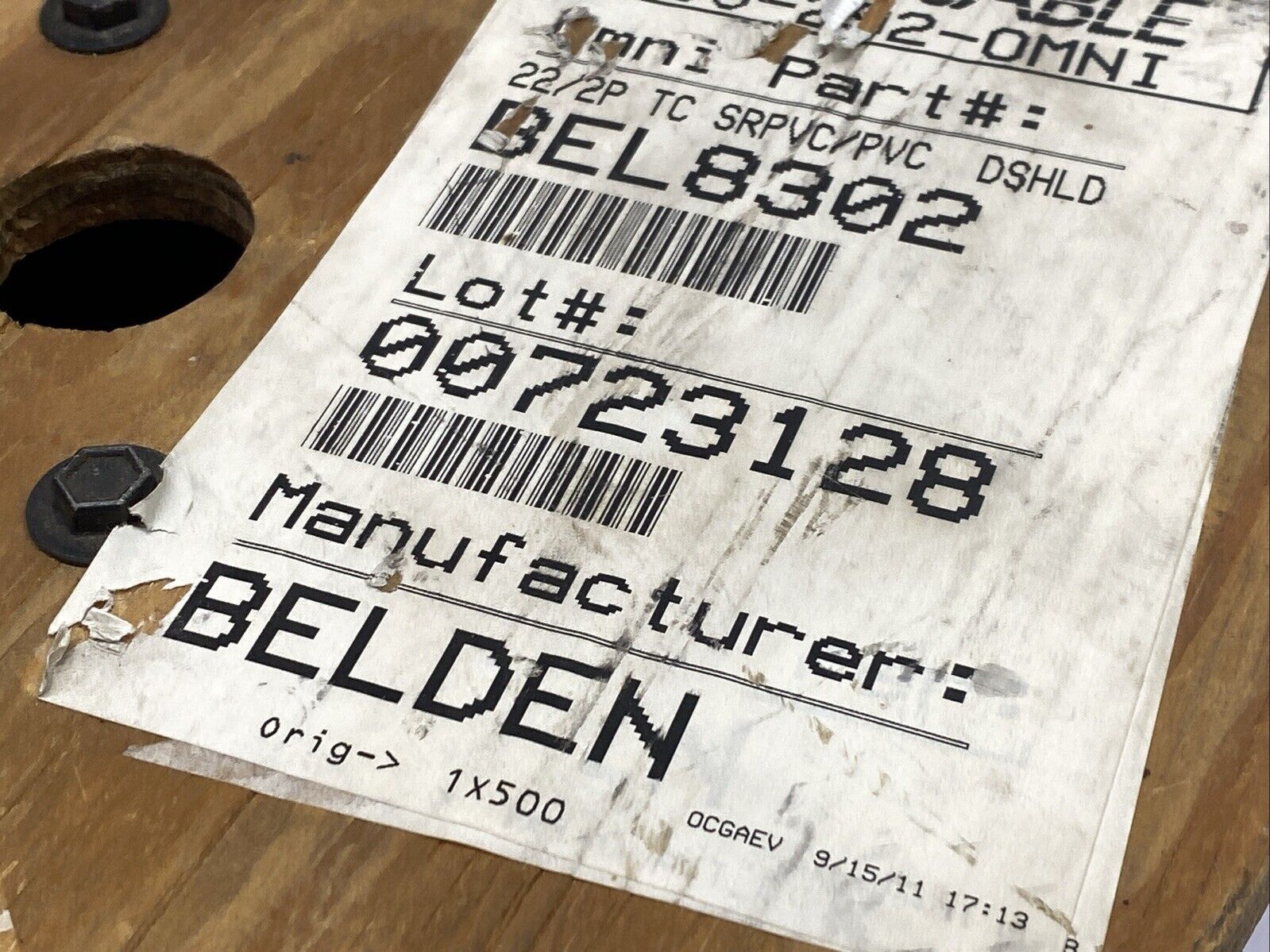 Belden 8302 Computer EIA RS-232 Cable 2/PR 22AWG 7x30 Gray 100FT Spool - Maverick Industrial Sales