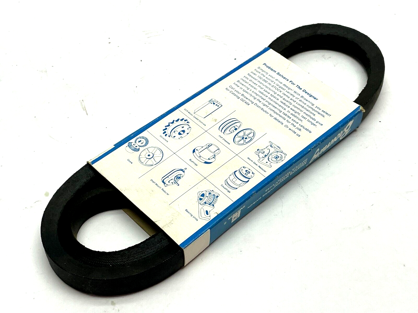 Browning 5L370 V-Belt L Section 1 Band 37" Outside Length Smooth - Maverick Industrial Sales