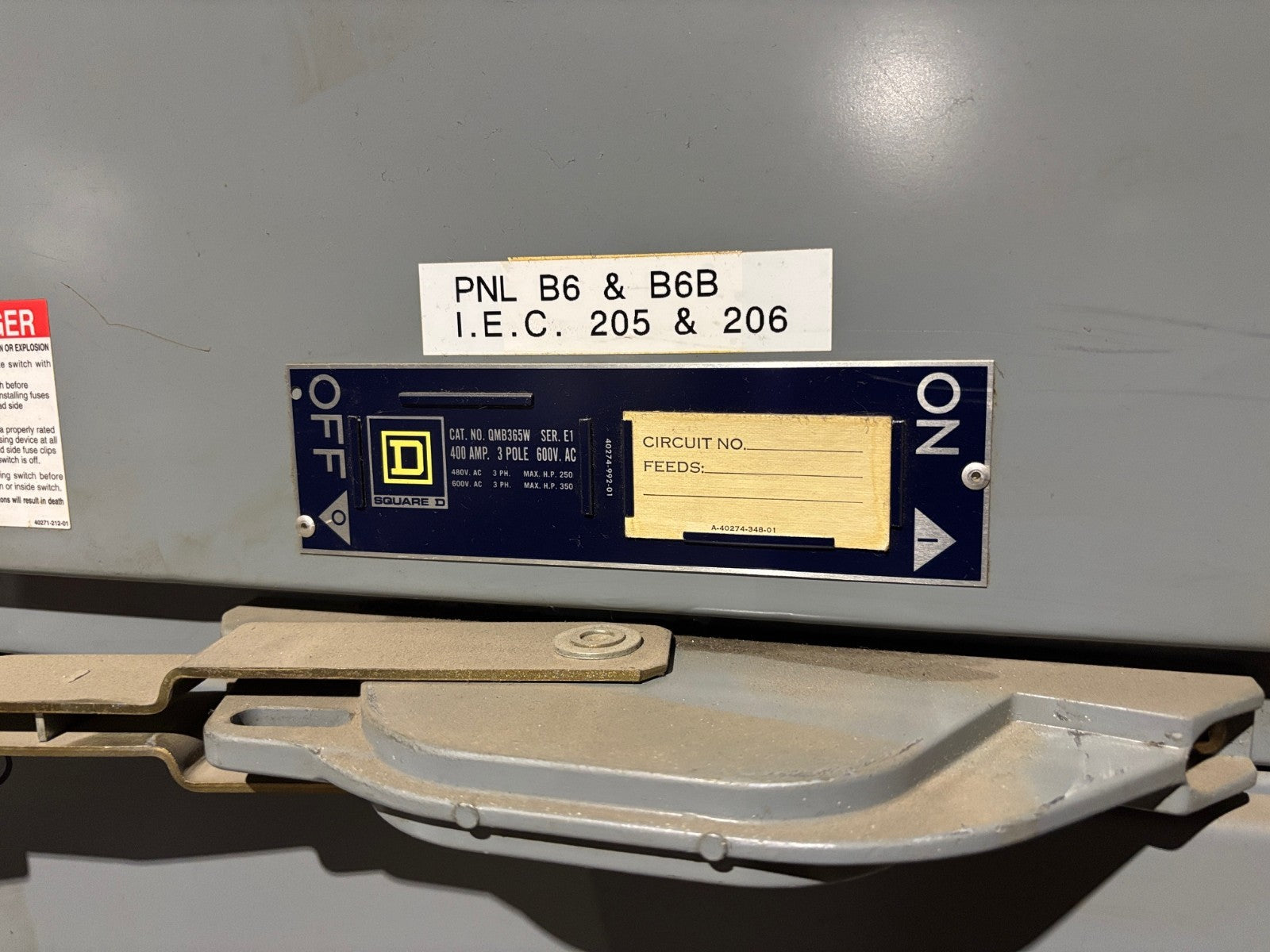 Square D QED 2 Power Style Switchboard 3000A, (3) QMB365W 400A (1) QMB366W 600A - Maverick Industrial Sales