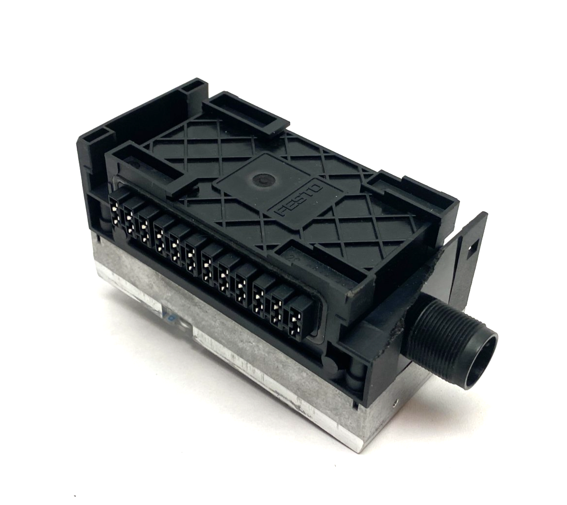 Festo CPX-FB33 Bus Node 548755, CPX-GE-EV-S Interlink Block 195746 CRACKED - Maverick Industrial Sales