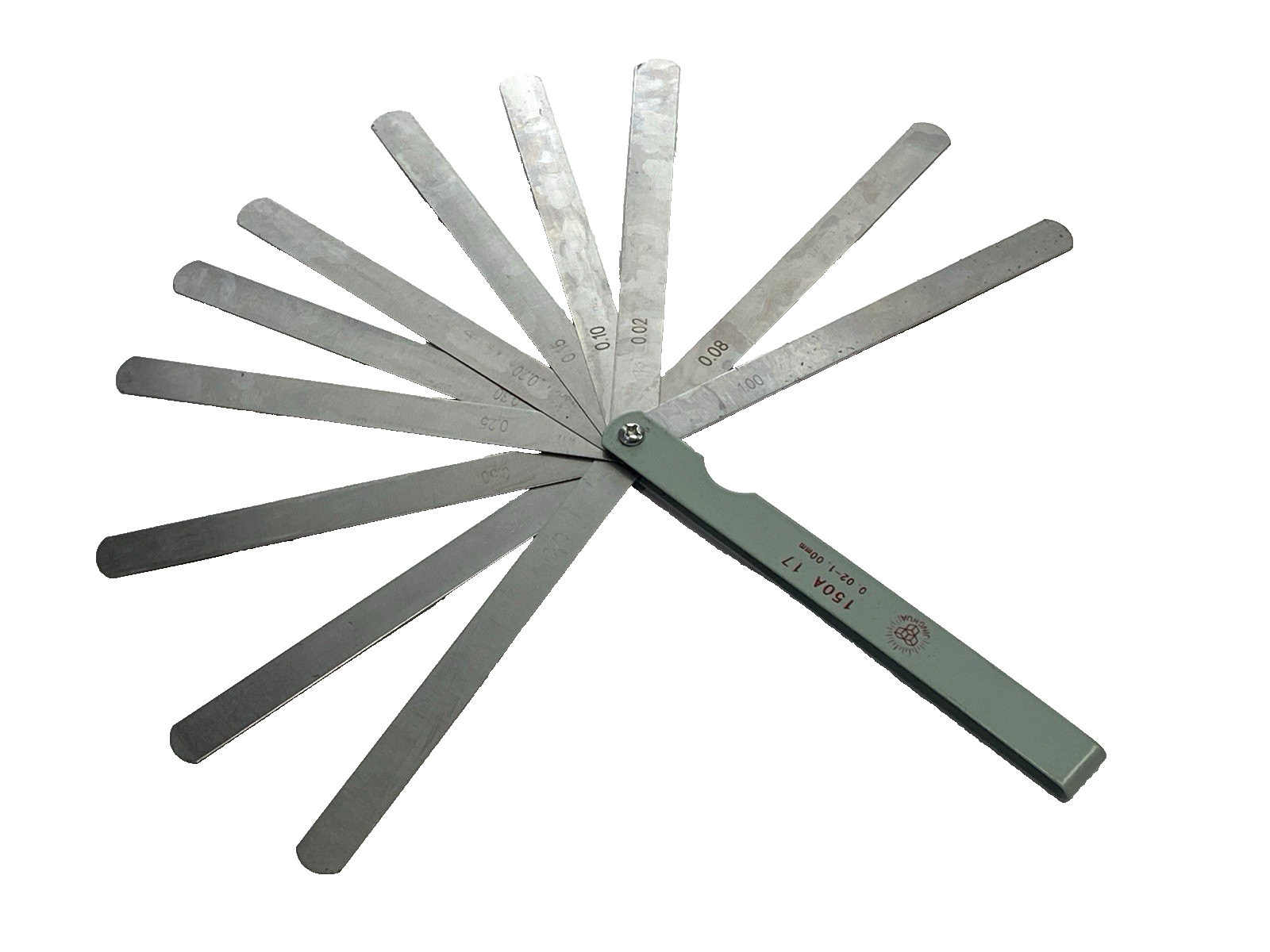 Jinghua 150A 17 Precision Stainless Steel Gap Gauge MISSING 6 BLADES - Maverick Industrial Sales