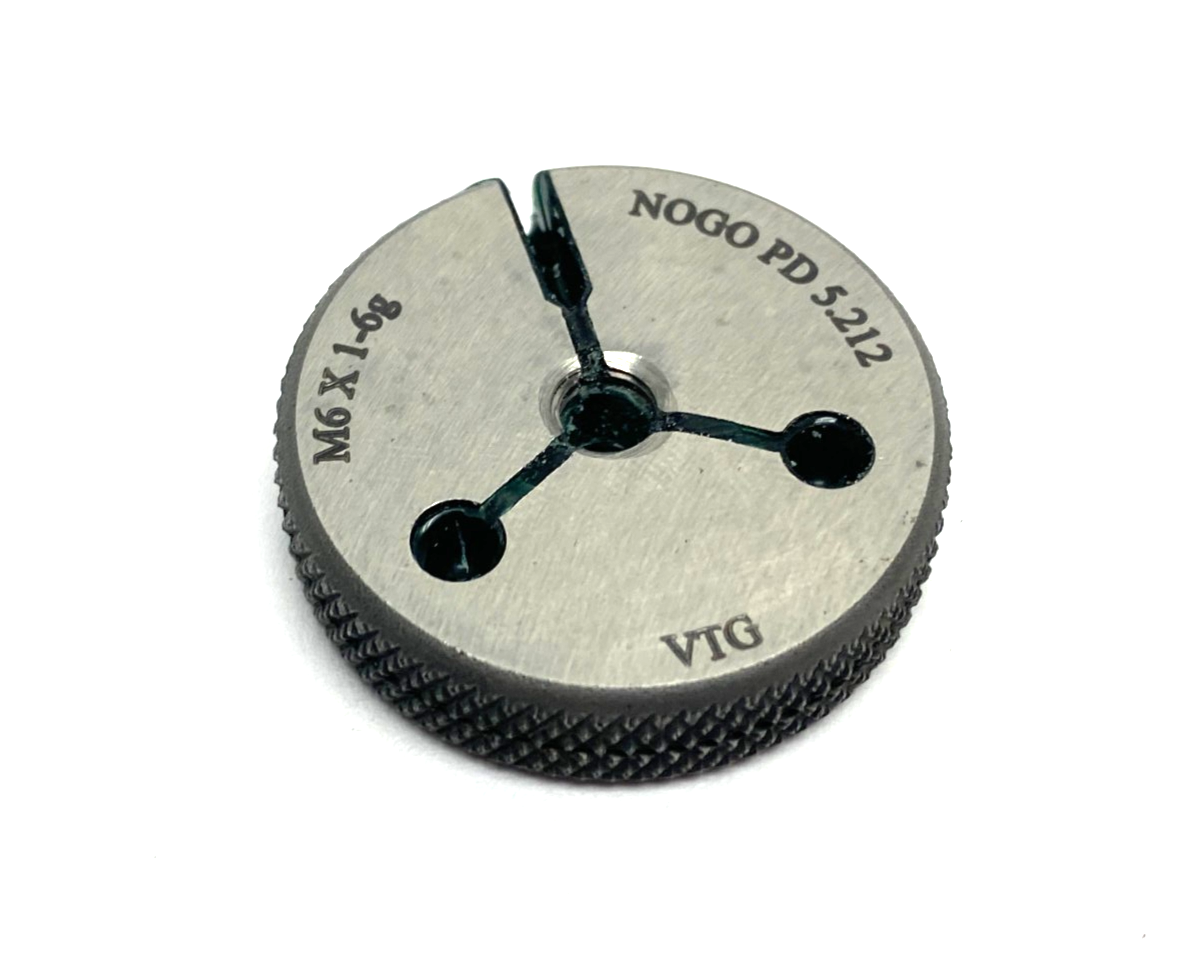 Vermont Gage 362117520 Threaded Ring Gauge M6x1-6G NOGO PD 5.212 - New – Open box - Maverick Industrial Sales