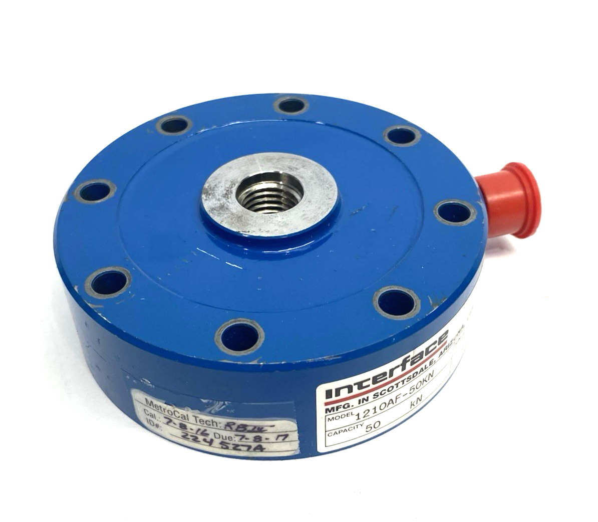 Interface 1210AF-50KN Precision Low-Profile Load Cell, Standard, Universal, 50kN - Maverick Industrial Sales