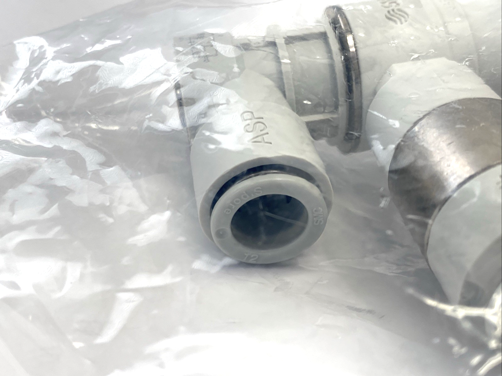 ASP-SUB12E-N04S | SMC Speed Controller w/ Pilot Check Valve, 12mm Tube 1/2" NPT - New - Maverick Industrial Sales
