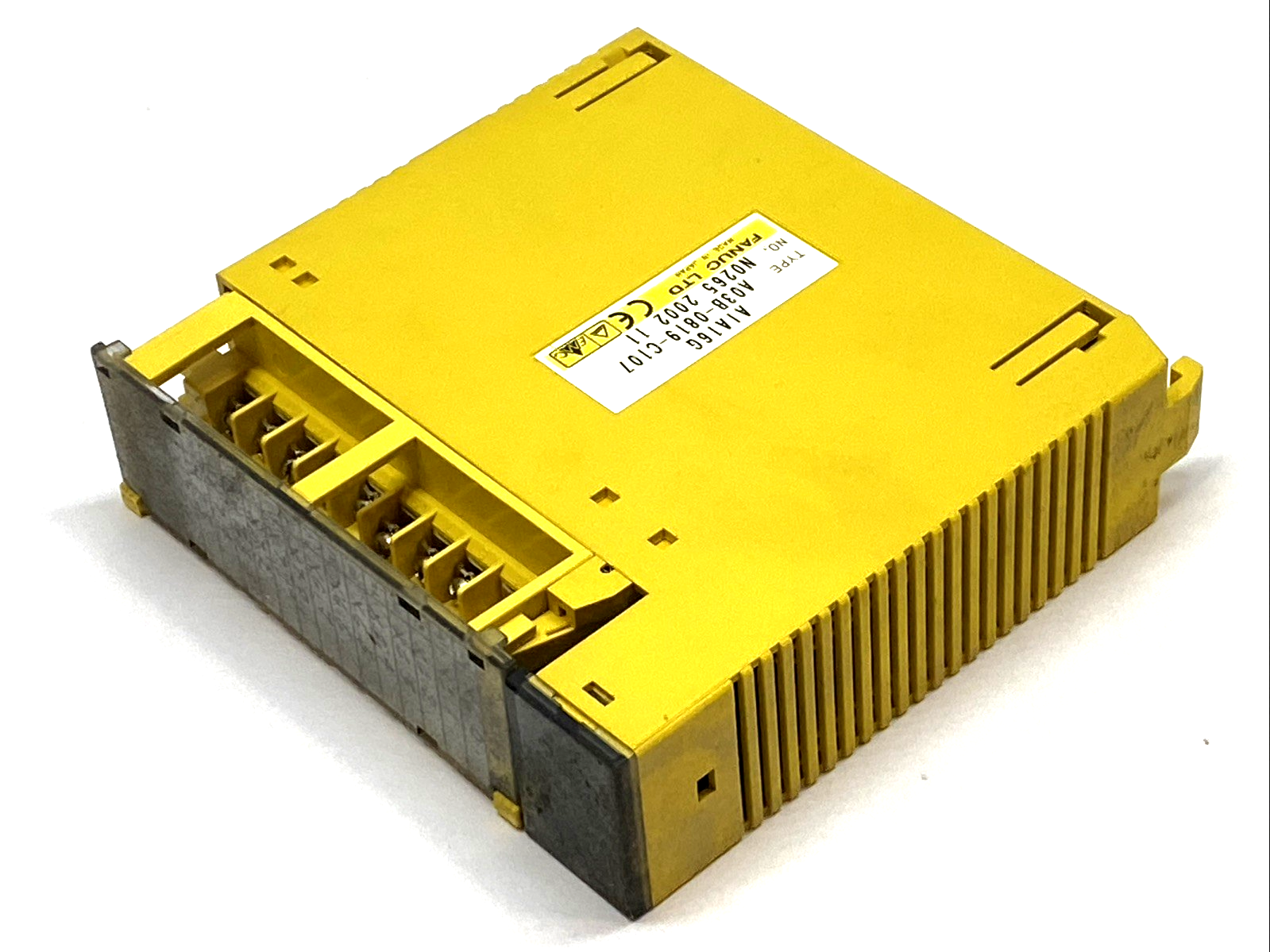 AIA16G | FANUC AC Input Module 16-Point 100VAC A03B-0807-C107 MISSING SCREWS - Used - Maverick Industrial Sales