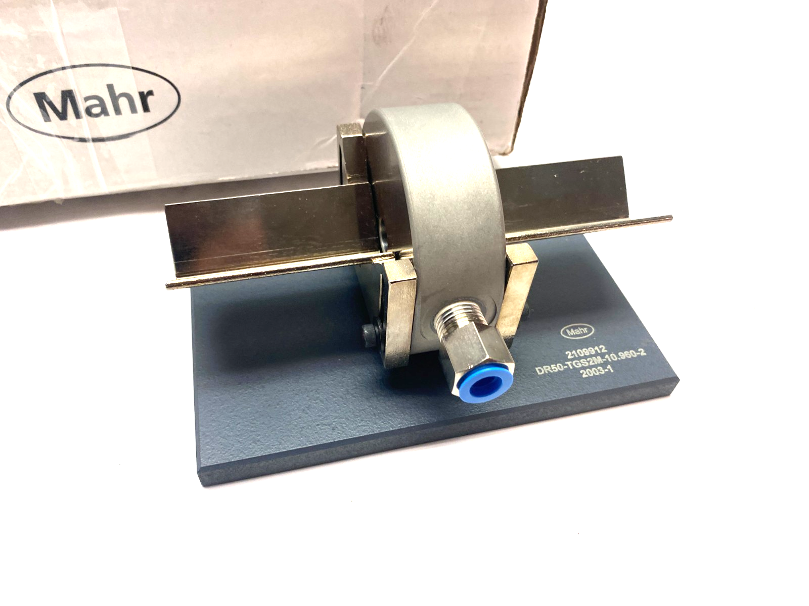 Mahr 2109911 Dimensionair Air Ring Gauge 2-Jet DR50-TGS2M-10.960-1 w/ Base Plate - Maverick Industrial Sales