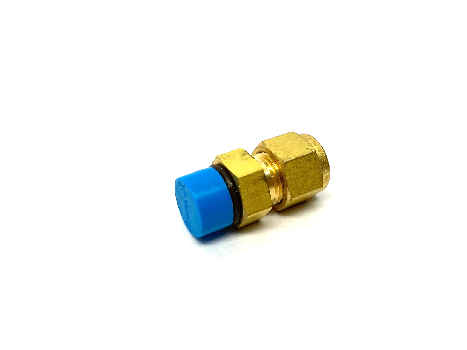 Swagelok B-600-1-OR Brass Compression Fitting O-Ring Seal 3/8" OD 9/16-18 Thread - Maverick Industrial Sales