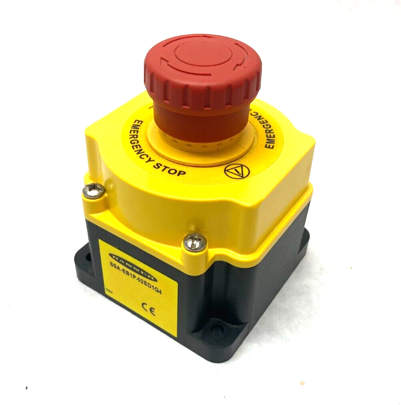 Banner SSA-EB1P-02ED1Q4 Flush Emergency Stop Push Button Twist-Release 28671 - Maverick Industrial Sales