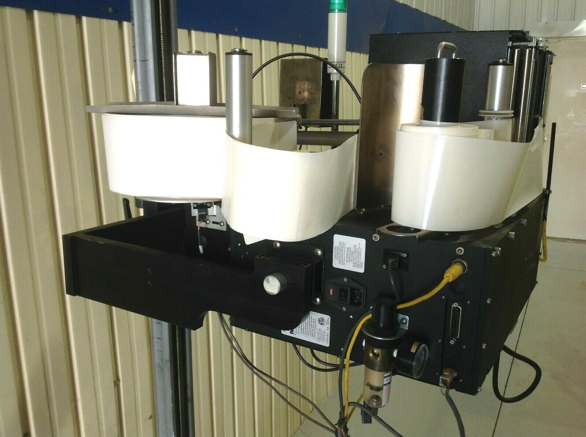 300281R | Paragon Labeling Stystems Label Aplicator with Zebra 170PAX4 120V - Used - Maverick Industrial Sales