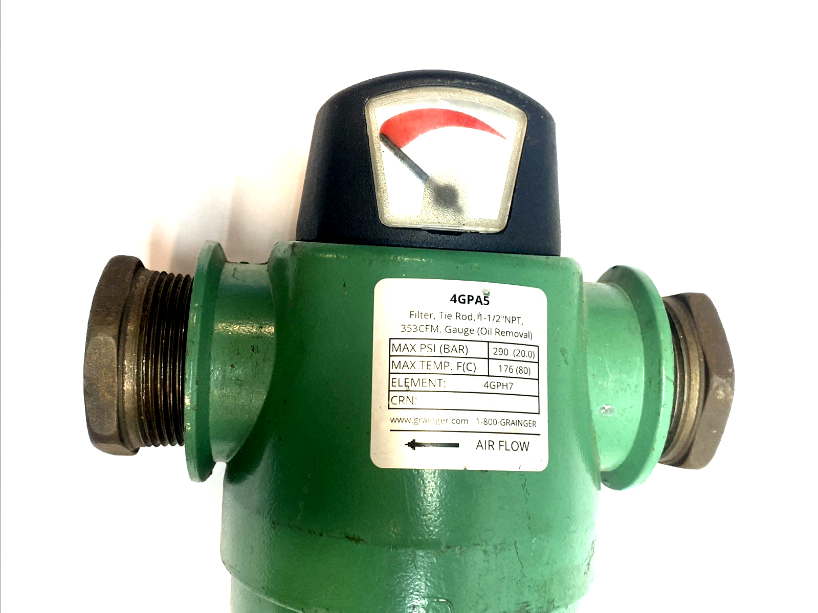 Speedaire 4GPA5 Compressed Air Filter 1‑1/2″ NPT 353CFM - Used - Maverick Industrial Sales