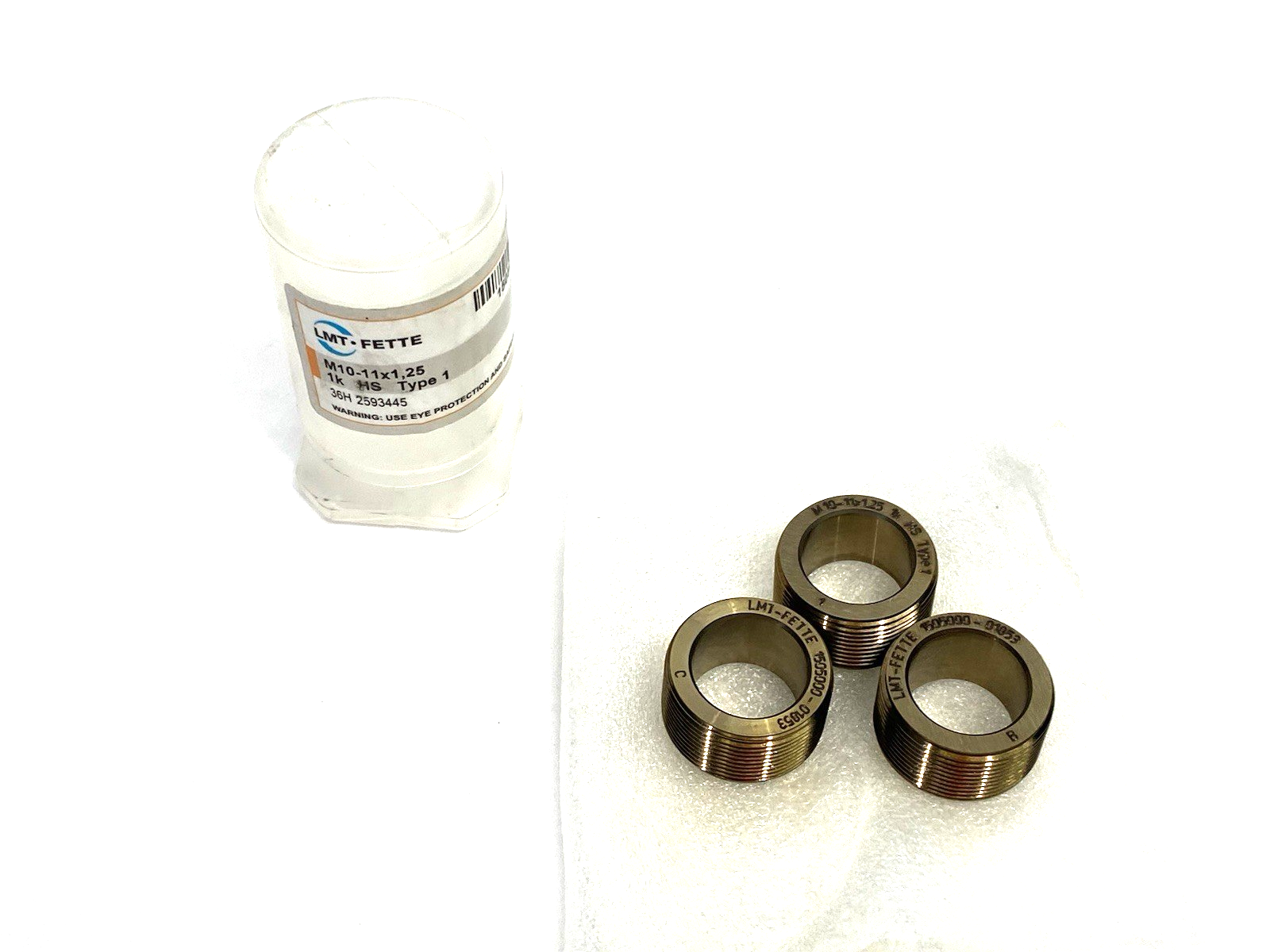 1505000 | LMT Fette EVOline Thread Roll Set M10-M11 x 1.25, ISO, 1k SET OF 3 - New – Open box - Maverick Industrial Sales