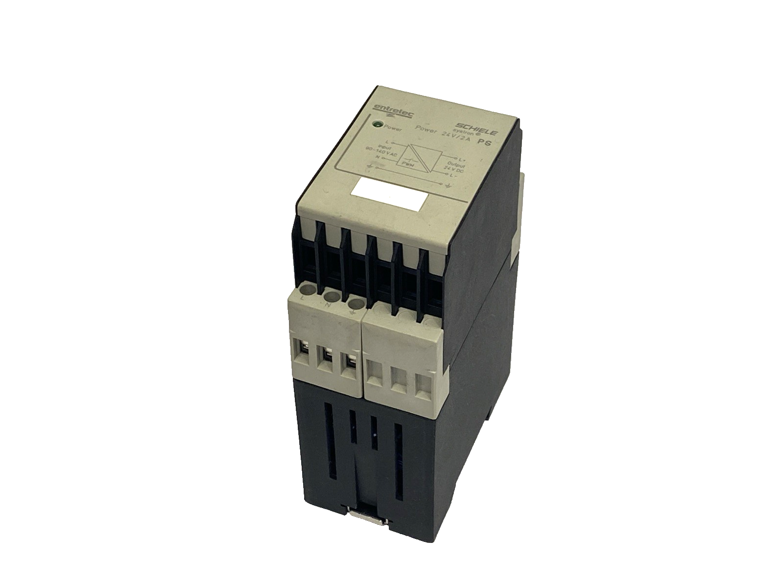 2.423.417.00,PS Systron | Entrelec Schiele 2.423.417.00 PS Systron Power Supply 90-140VAC 24VDC 2A - Used - Maverick Industrial Sales