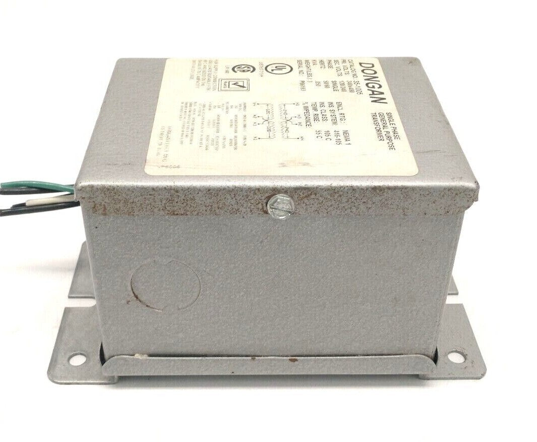 35-1005 | Dongan General Purpose Transformer 1PH 240x480V 120/240V .050kVA - Used - Maverick Industrial Sales