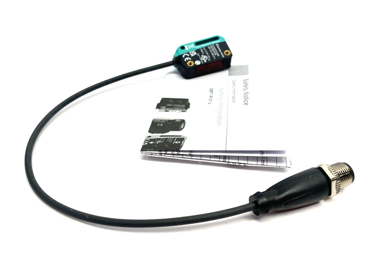 Pepperl+Fuchs OBT300-R100-2EP-IO-0,3M-V1-L Triangulation Sensor(BGS) 267075-0088 - Maverick Industrial Sales