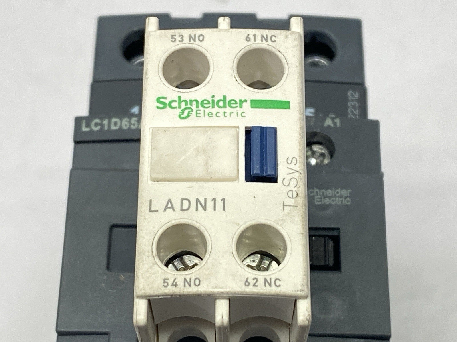 Schneider Electric LC1D65A Thermal Overload Contactor 3-Pole 65A w/ LADN11 - Maverick Industrial Sales