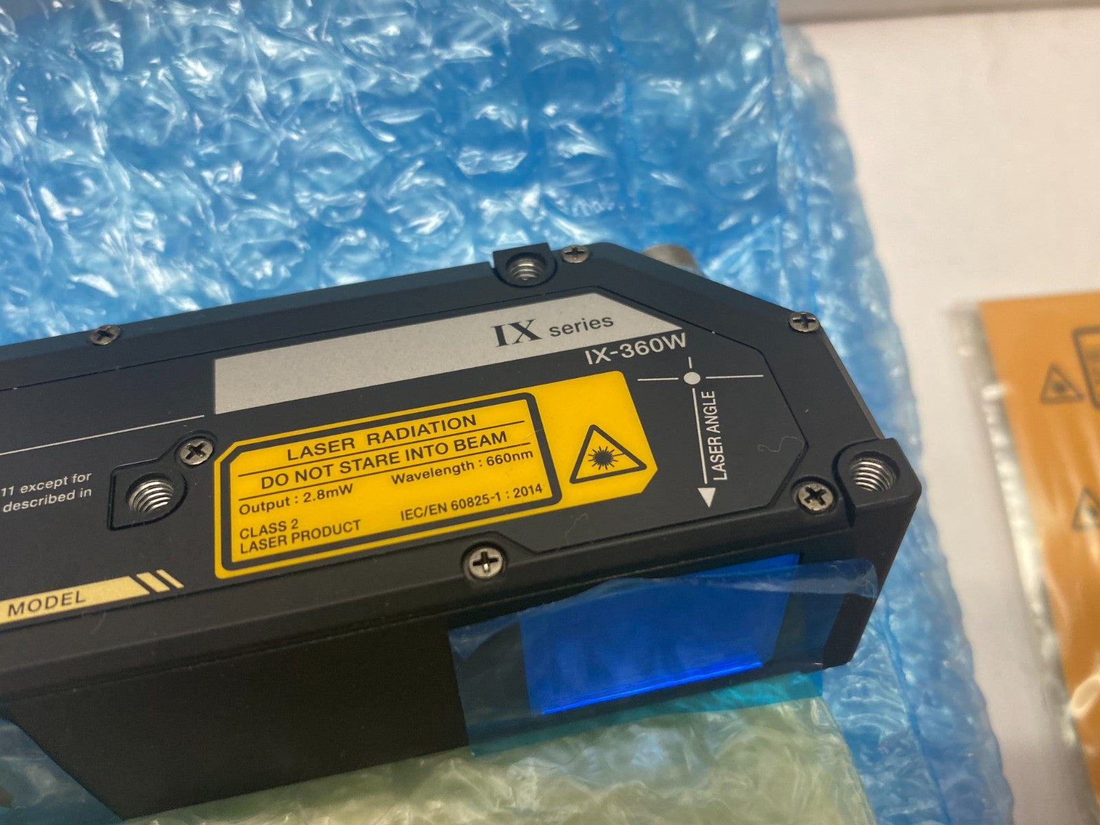 Keyence IX-360W Image Based Laser Sensor Head Scan/Line Mode 360mm - Maverick Industrial Sales