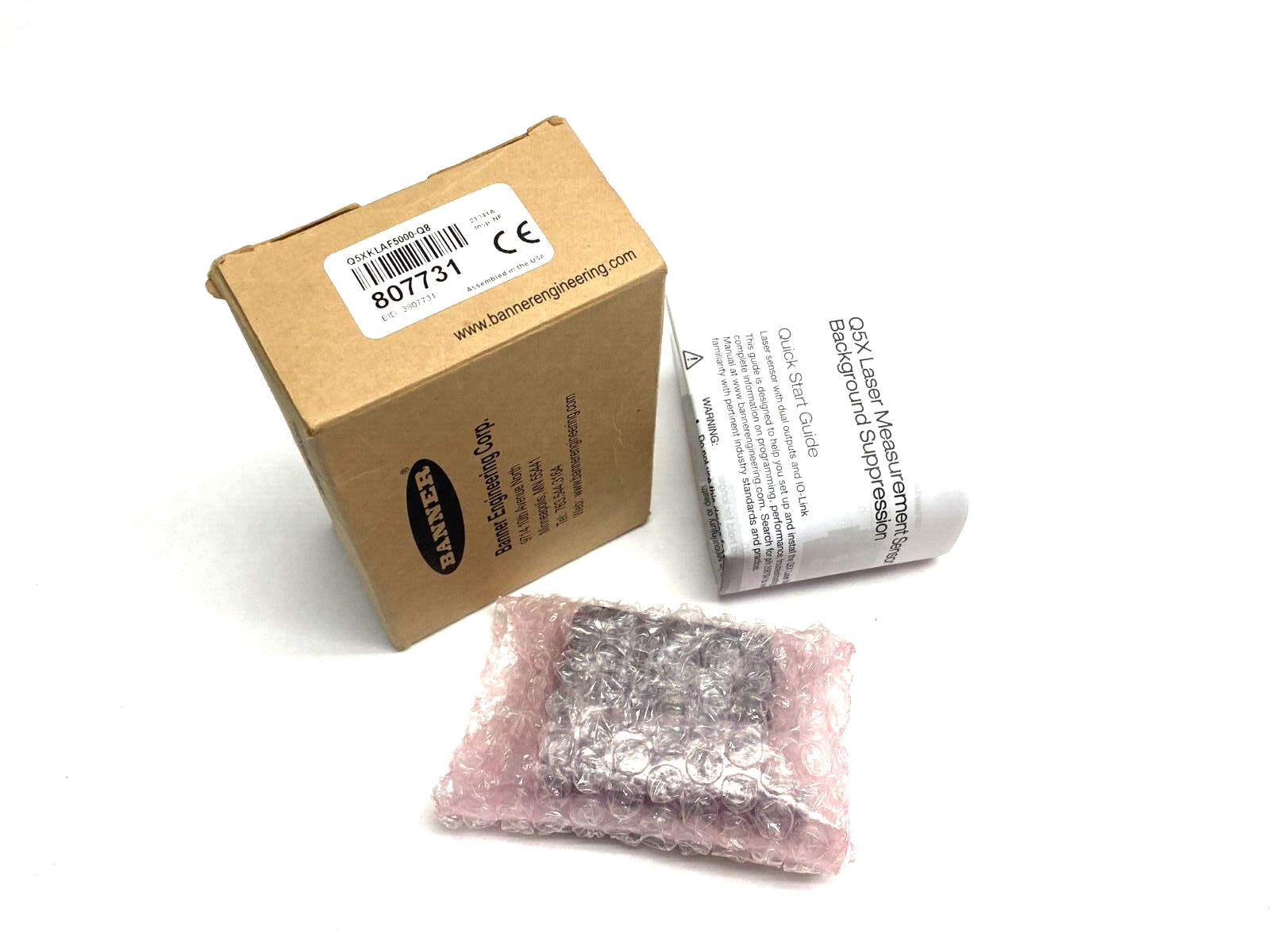 Banner Q5XKLAF5000-Q8 High Power Multi-Purpose Photoelectric Laser Sensor 807731 - Maverick Industrial Sales